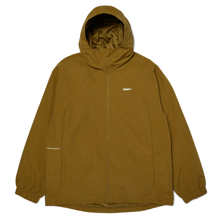 Huf All Caps Shell Jacket Rich Brown