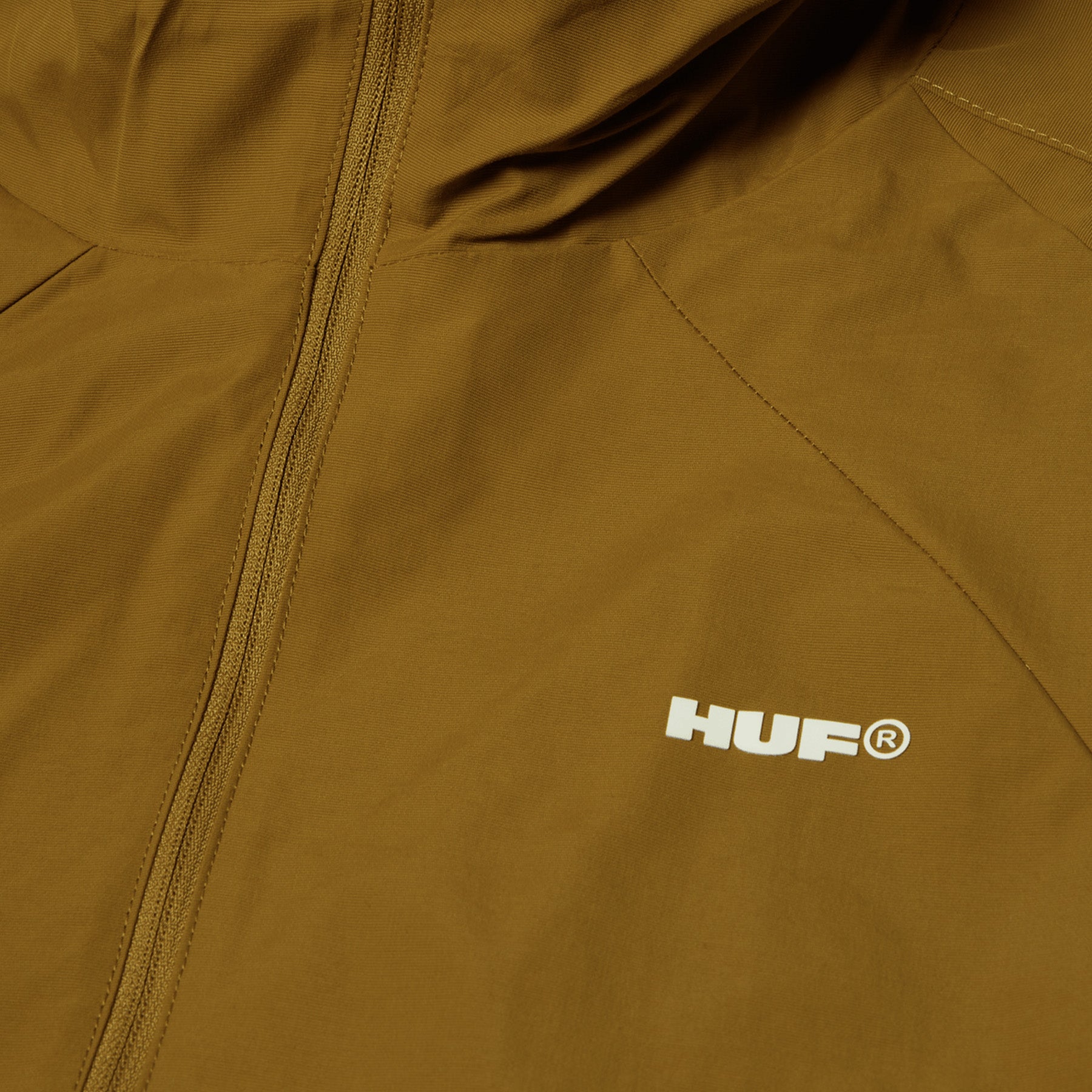 Huf All Caps Shell Jacket Rich Brown