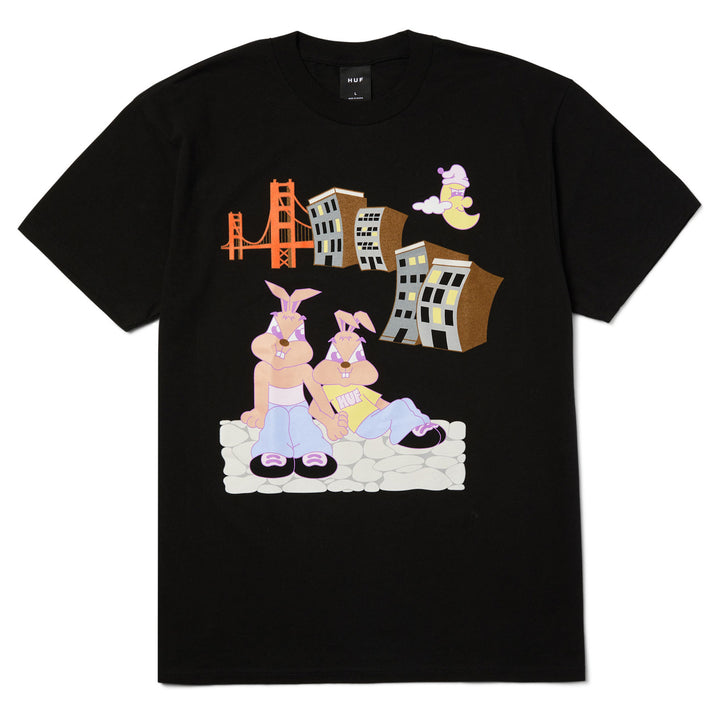 Huf Bae View Tee Black