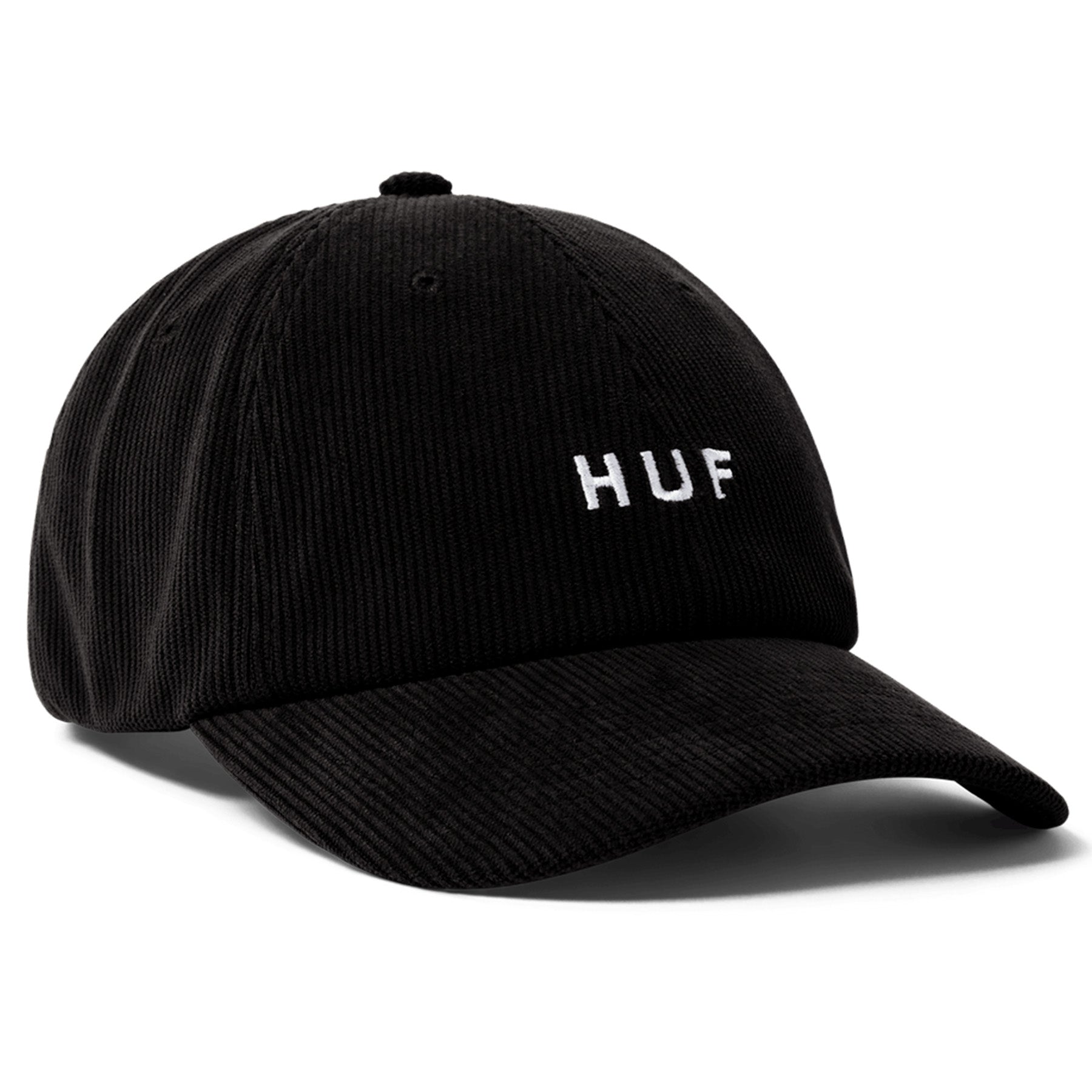 Huf OG Corduroy 6 Panel Hat Black