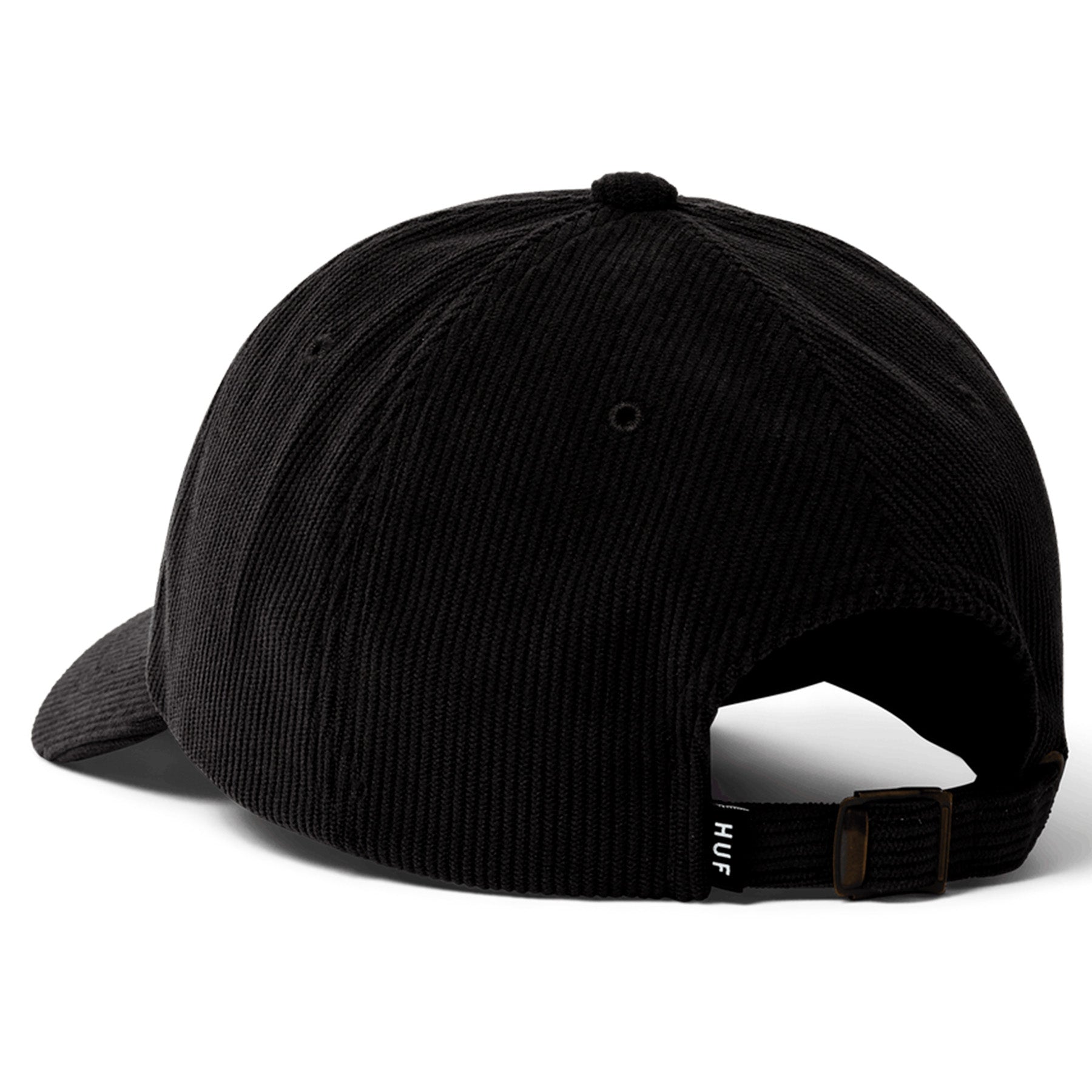 Huf OG Corduroy 6 Panel Hat Black
