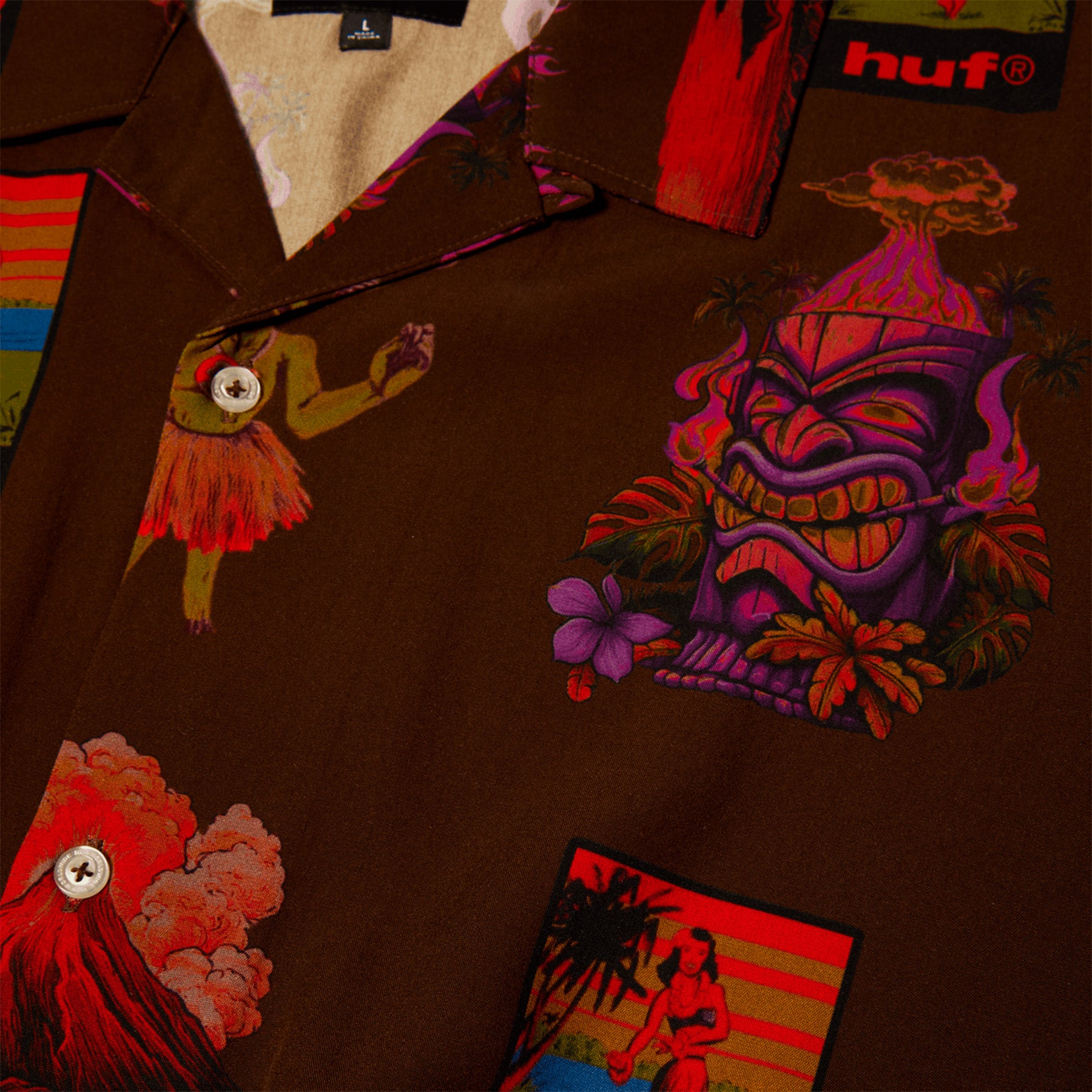 Huf x Thrasher Hawaiian Shirt