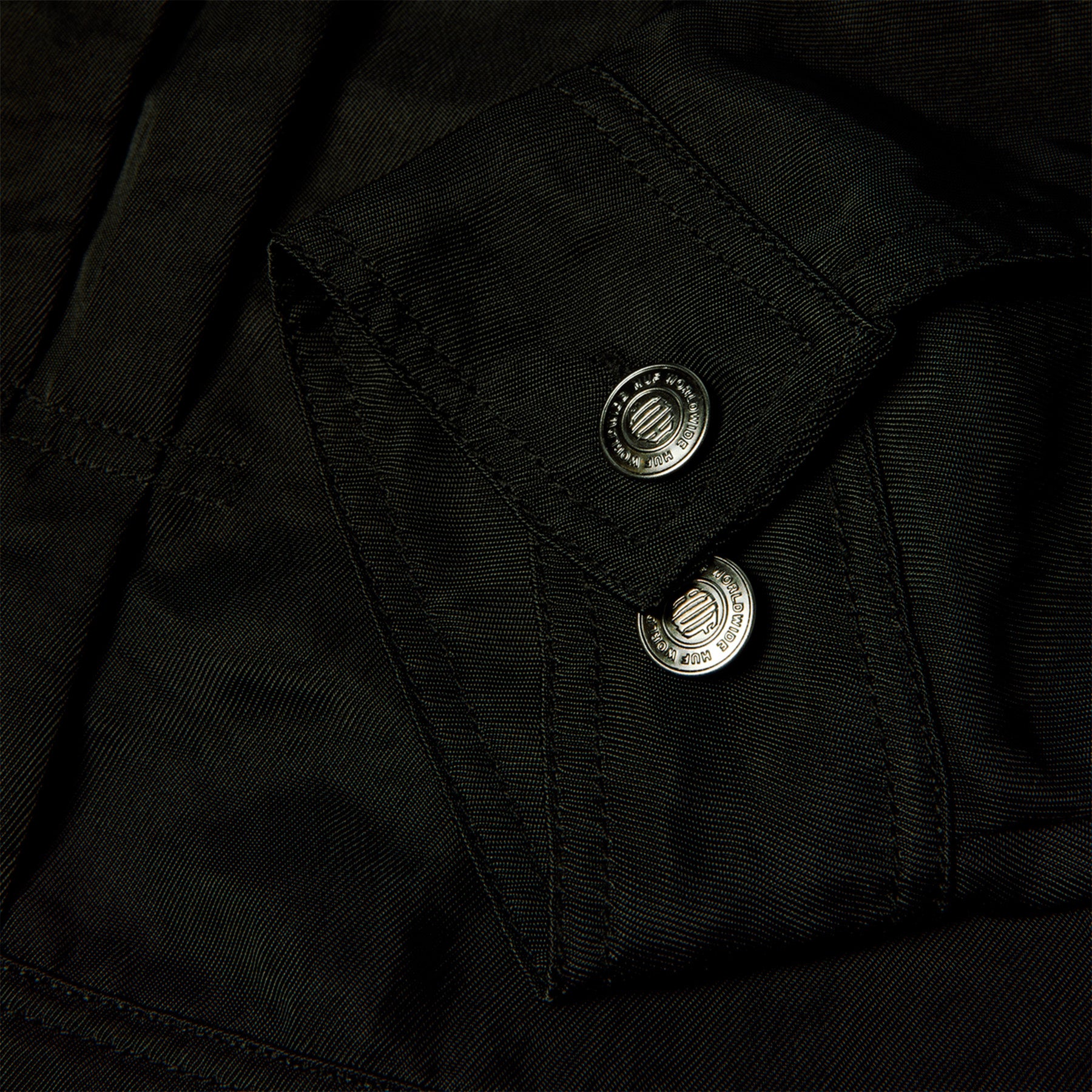 Huf x Thrasher Trucker Jacket Black