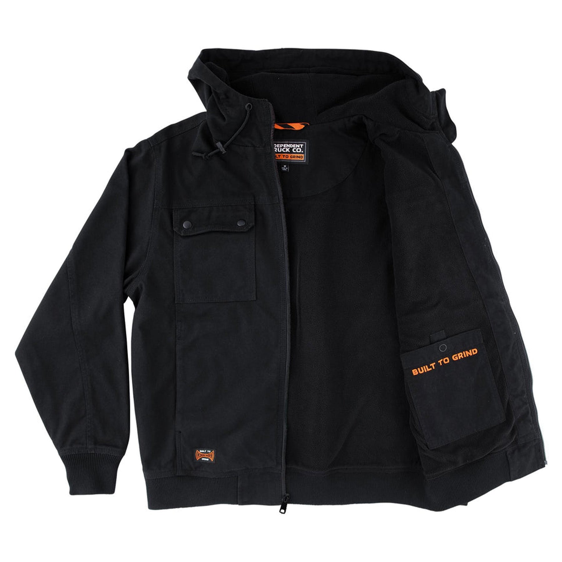 Independent Built To Grind Work Jacket Black