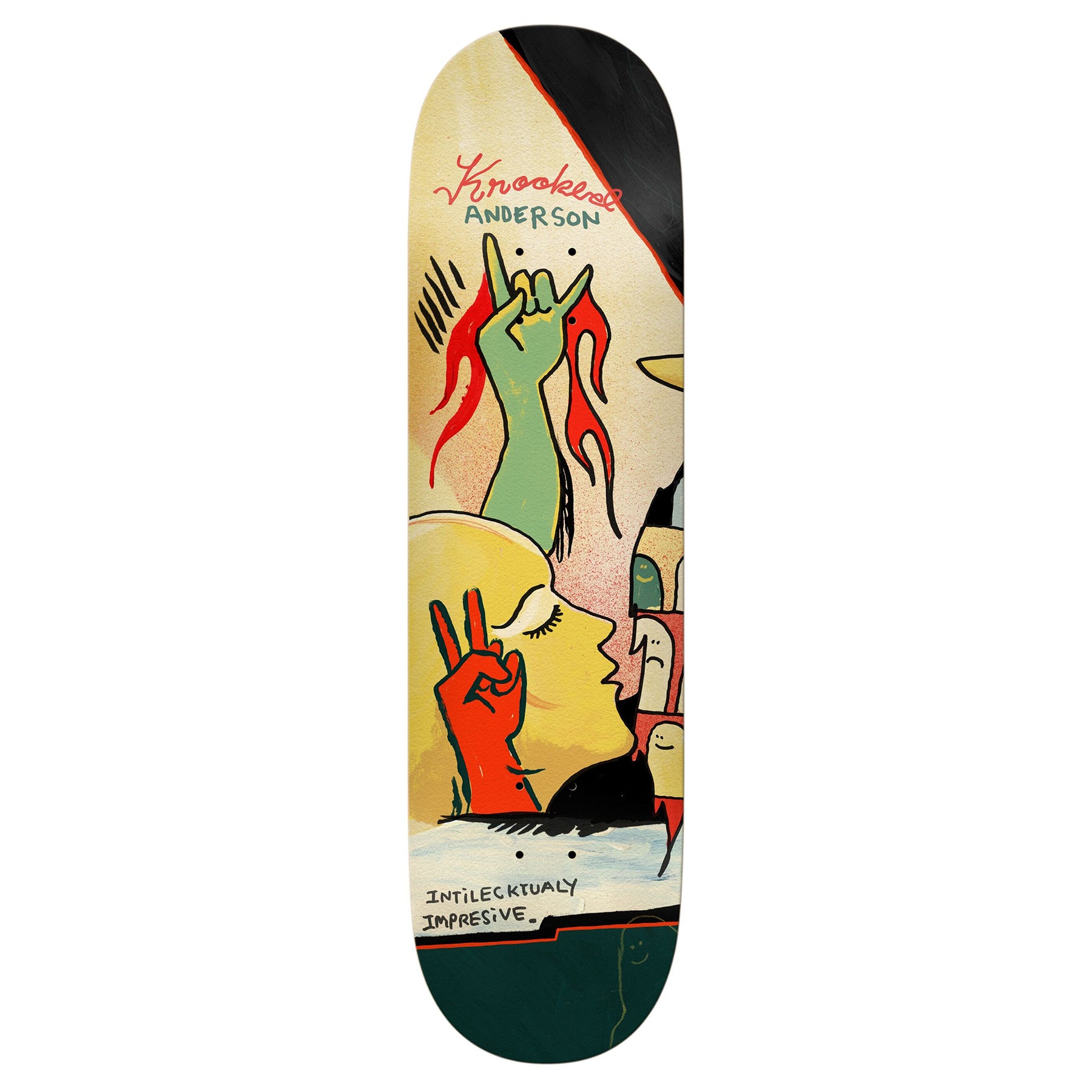 Krooked M Anderson Three Star Deck 8.38"