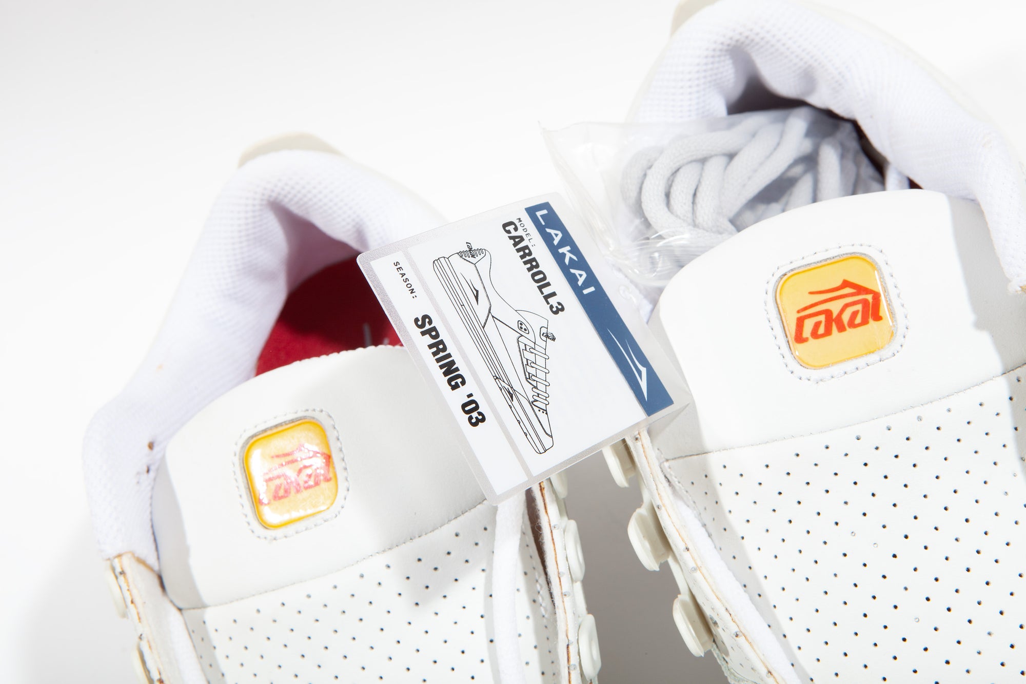 Overripe Lakai Carroll 3 White SAMPLE Size 9 2003