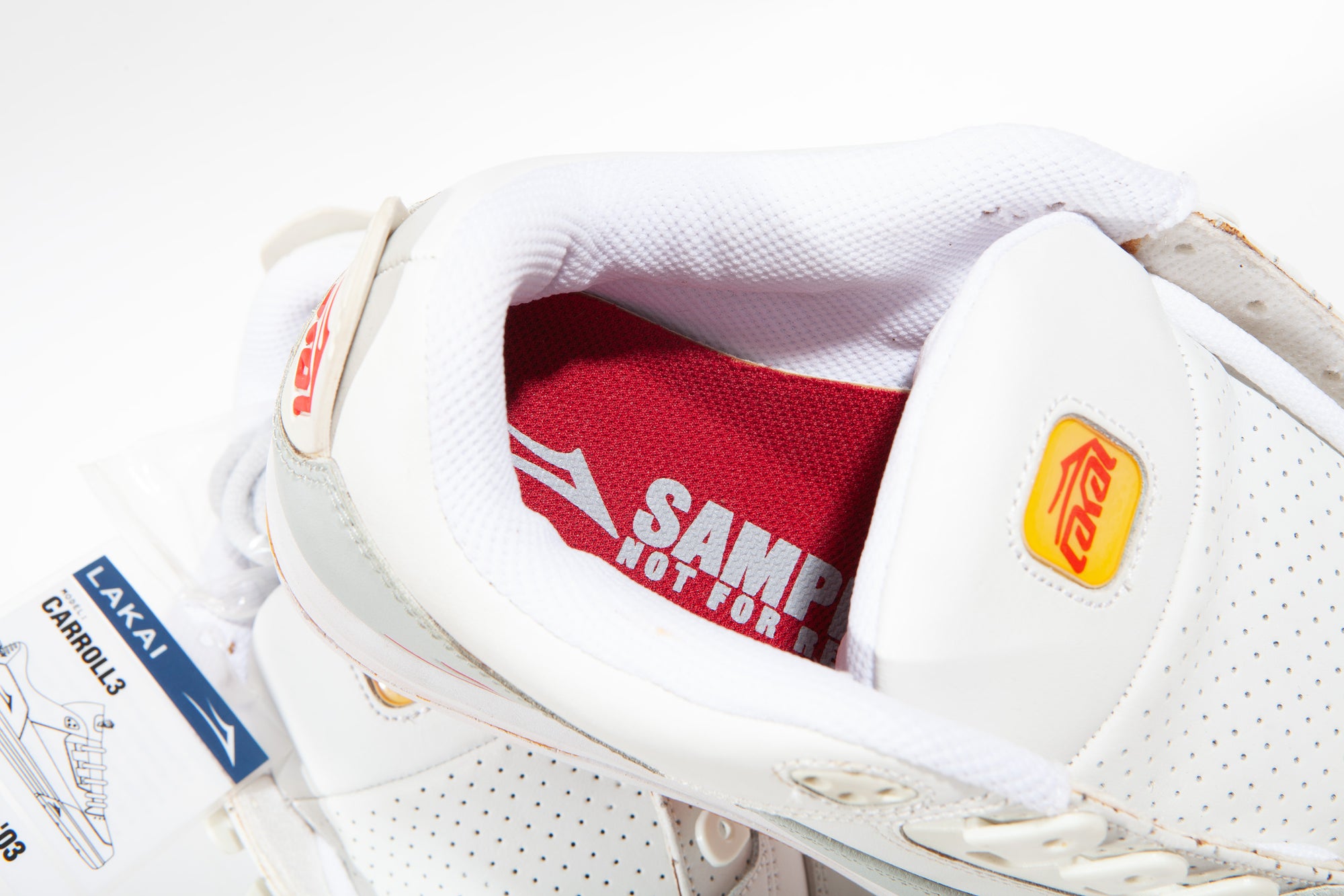 Overripe Lakai Carroll 3 White SAMPLE Size 9 2003