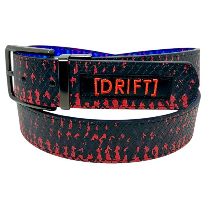 Loosey x Atlantic Drift Fish Scale Reversible Belt With Pouch