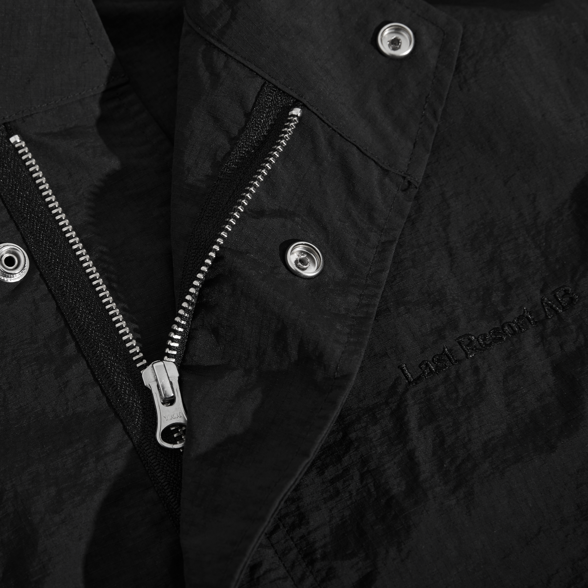 Last Resort AB Cropped Parka Black