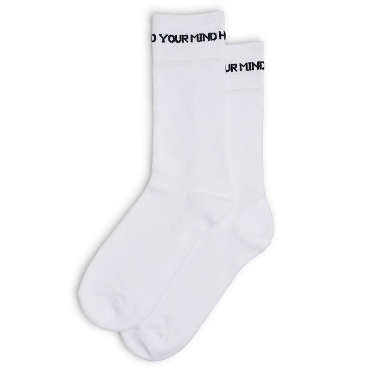 Last Resort AB Reverse Terry Sock White
