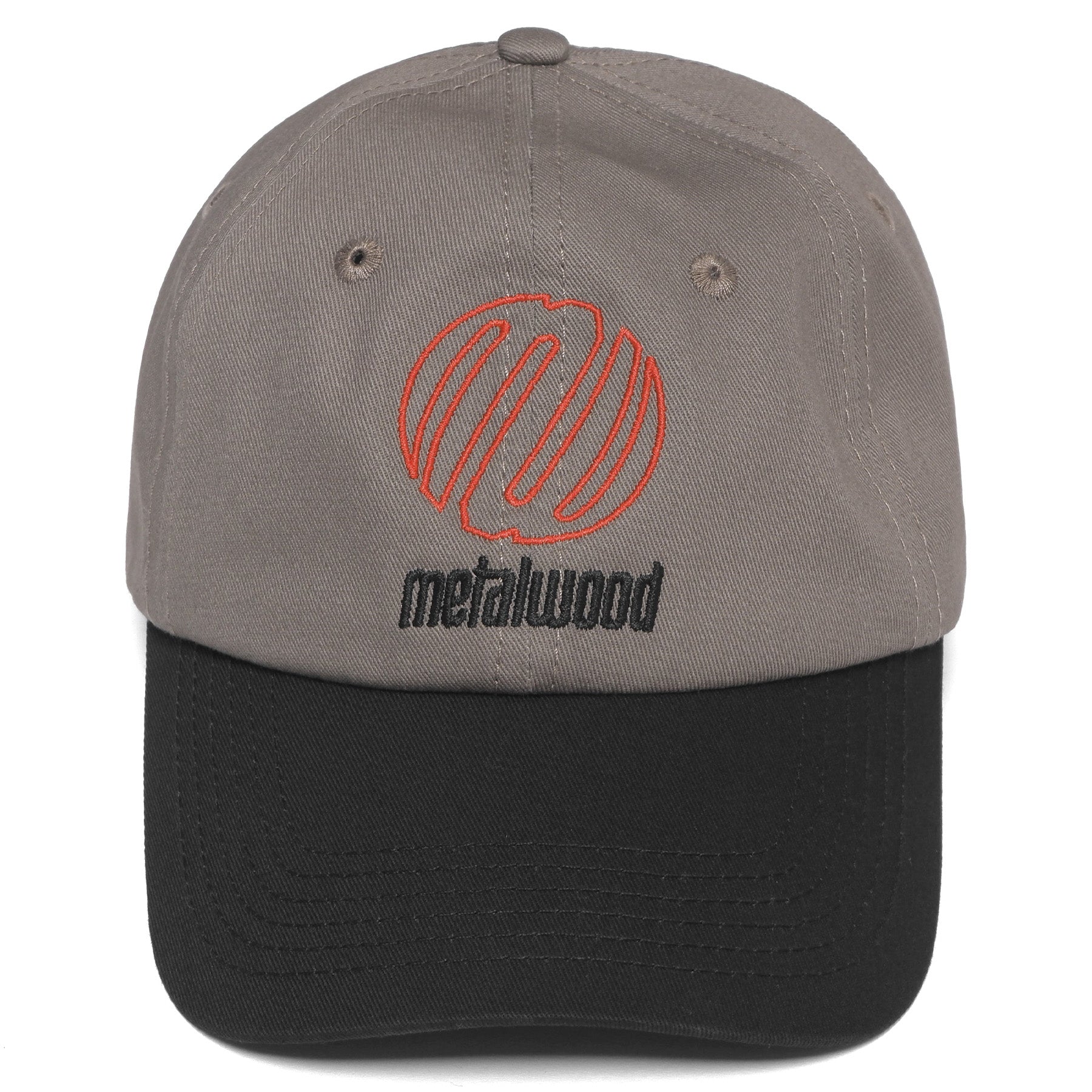 Metalwood Team Logo Dad Hat Grey