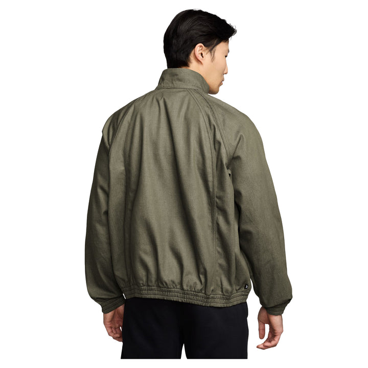 Nike SB Denim Full Zip Track Jacket Medium Olive/White