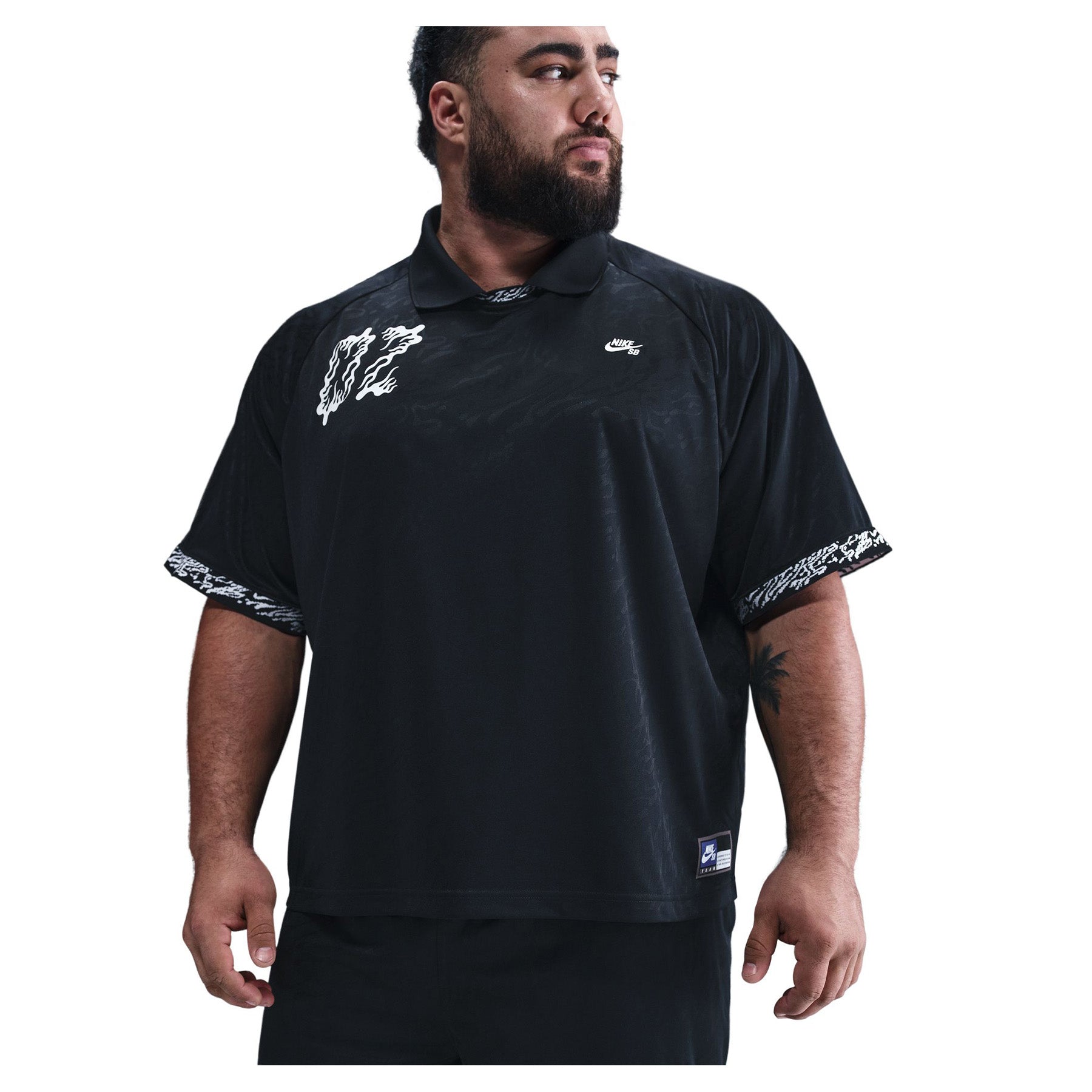 Nike SB Dri-FIT Jacquard Skate Jersey Black