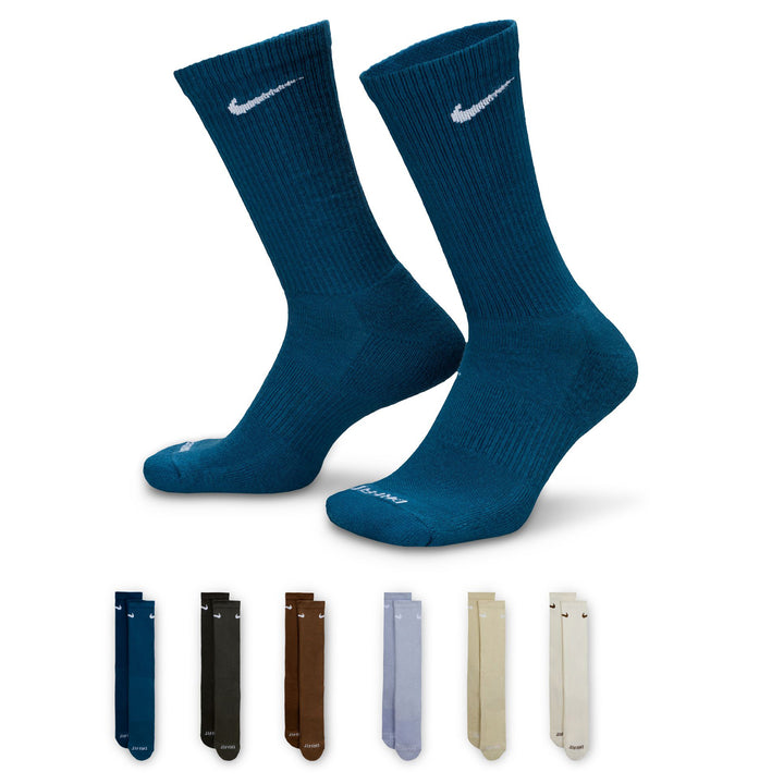 Nike SB Everyday Plus Cushioned Crew Socks 6 Pack Multicolor Hol25