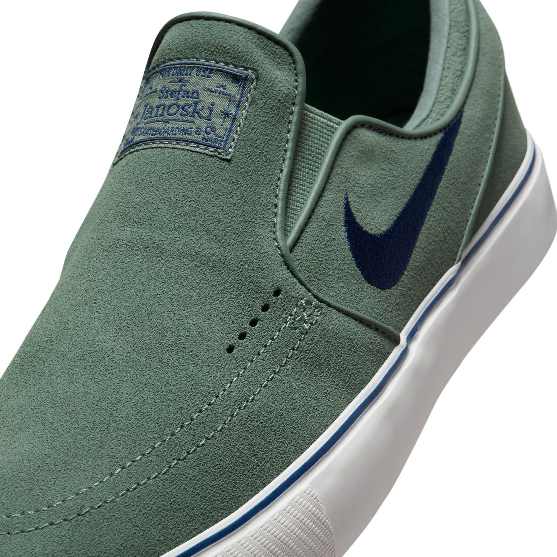 Nike SB Janoski+ Slip Clay Green/Navy/Summit White