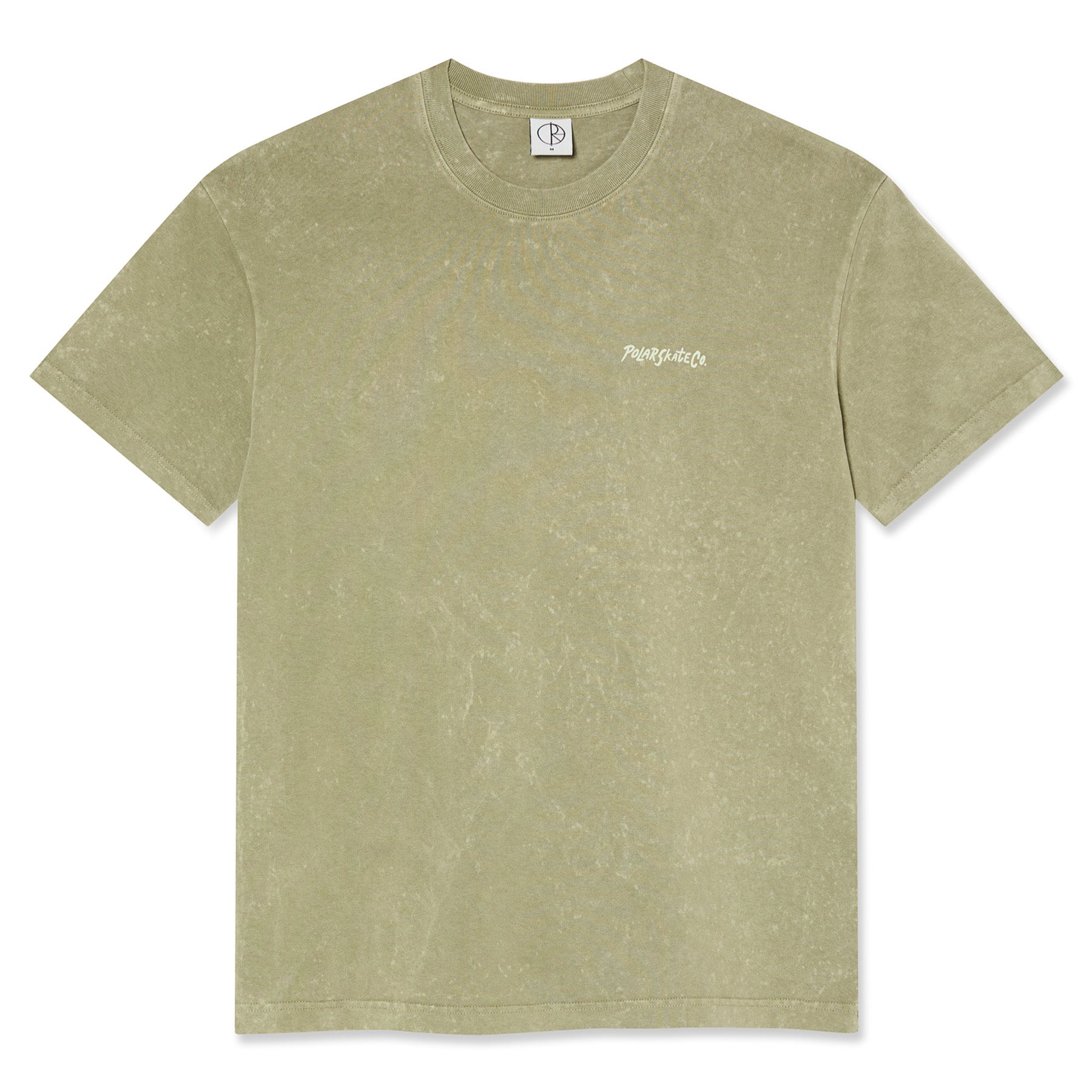 Polar Skate Co, Acid Tee Surf Logo Light Green