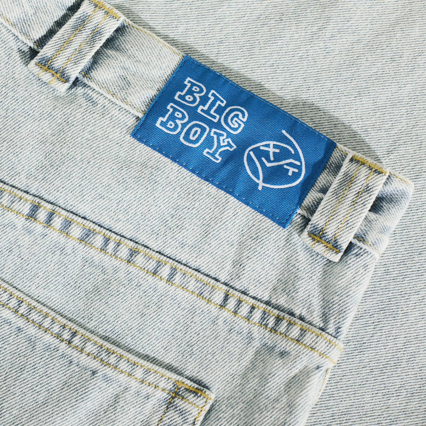 Polar Skate Co. Big Boy Pants OG LOGO Light Blue