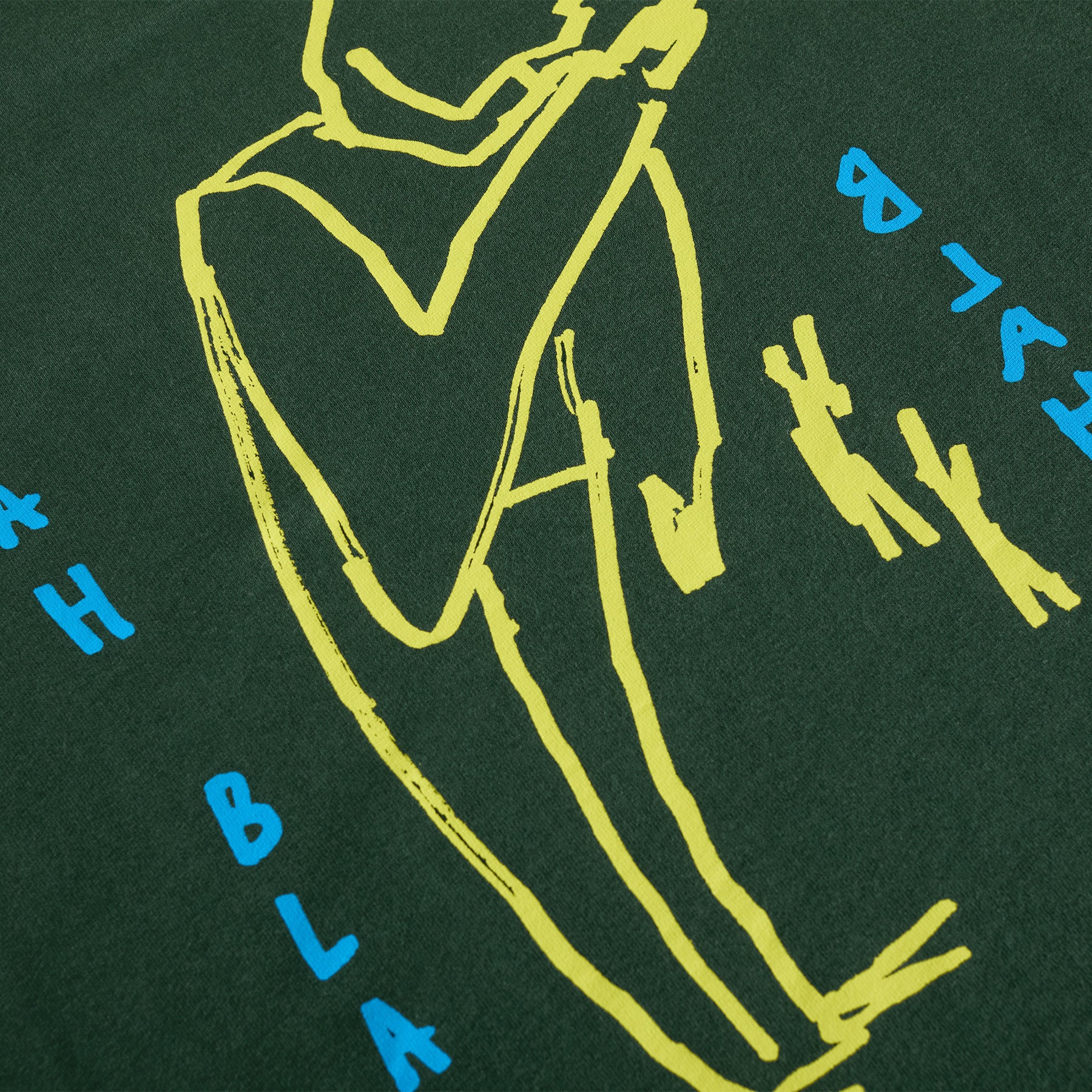Polar Skate Co. Blah Blah Blah Tee Dark Green