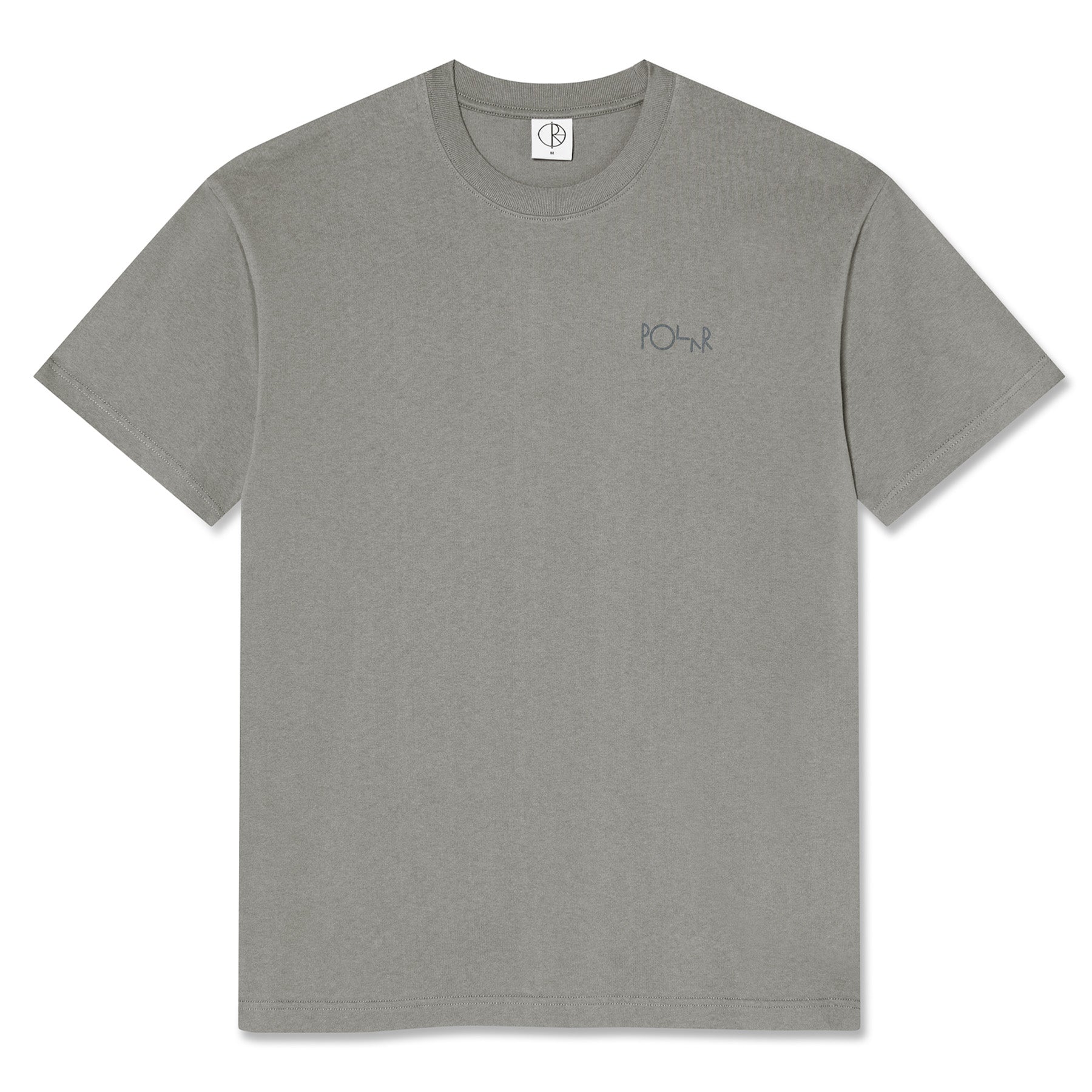 Polar Skate Co. Contrast Tee Stroke Logo Grey