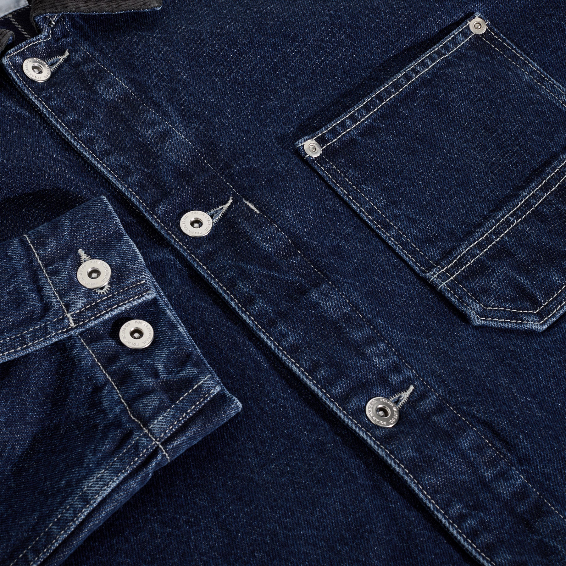 Polar Skate Co. Ezra Jacket Flannel Lined Indigo