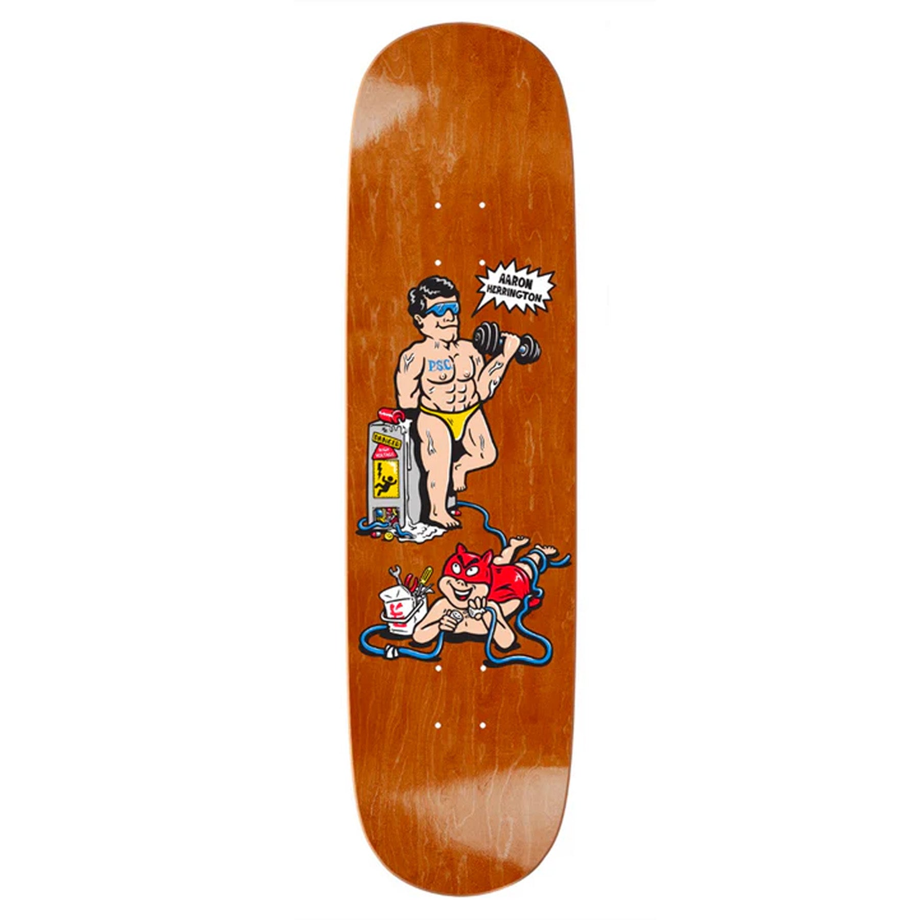 Polar Skate Co. Herrington Pumping Iron Deck 8.25" P2 JR Shape