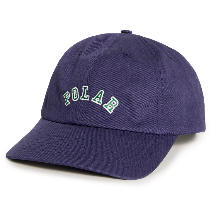 Polar Skate Co. Sai Cap College Logo Navy
