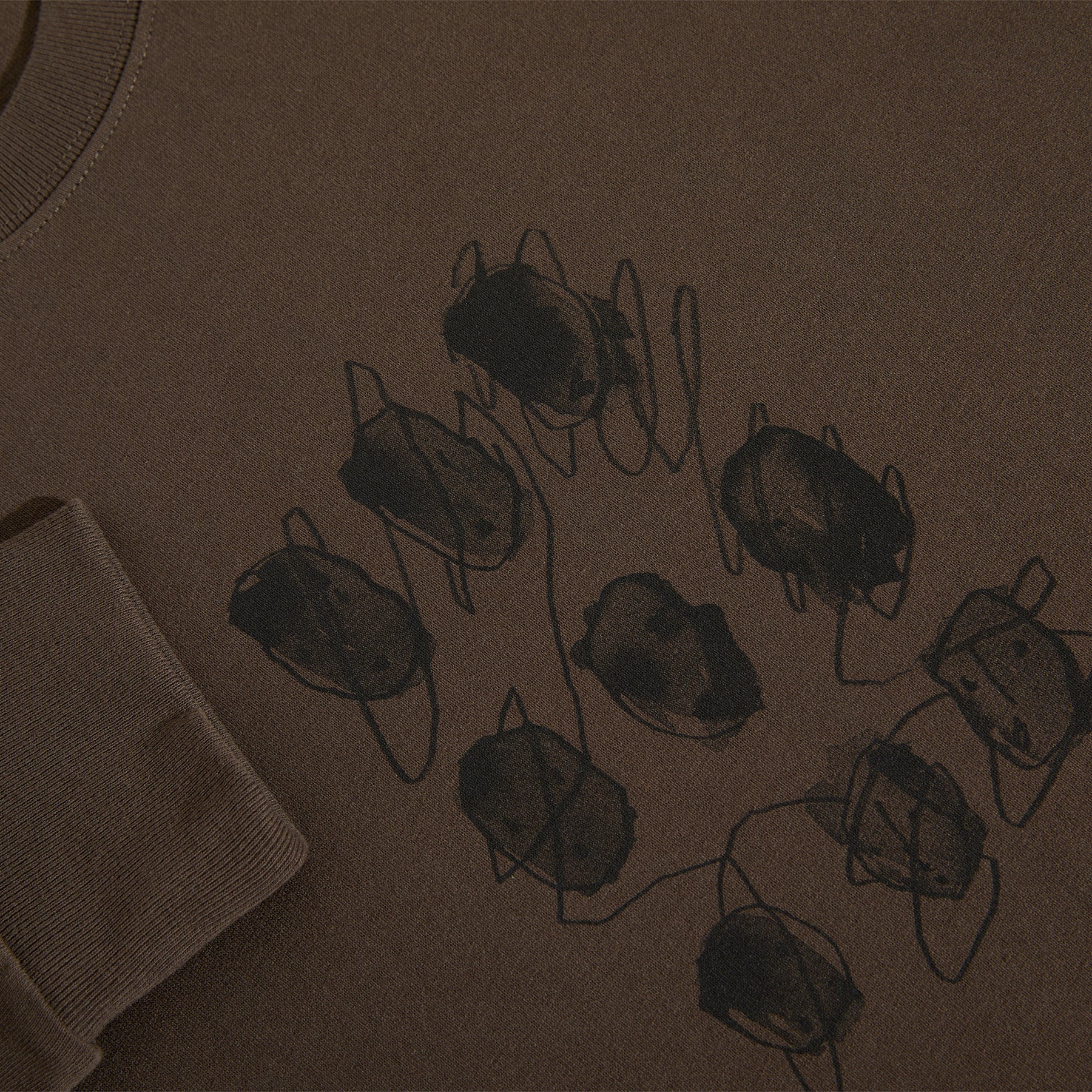 Polar Skate Co. Sequence LS Tee Brown