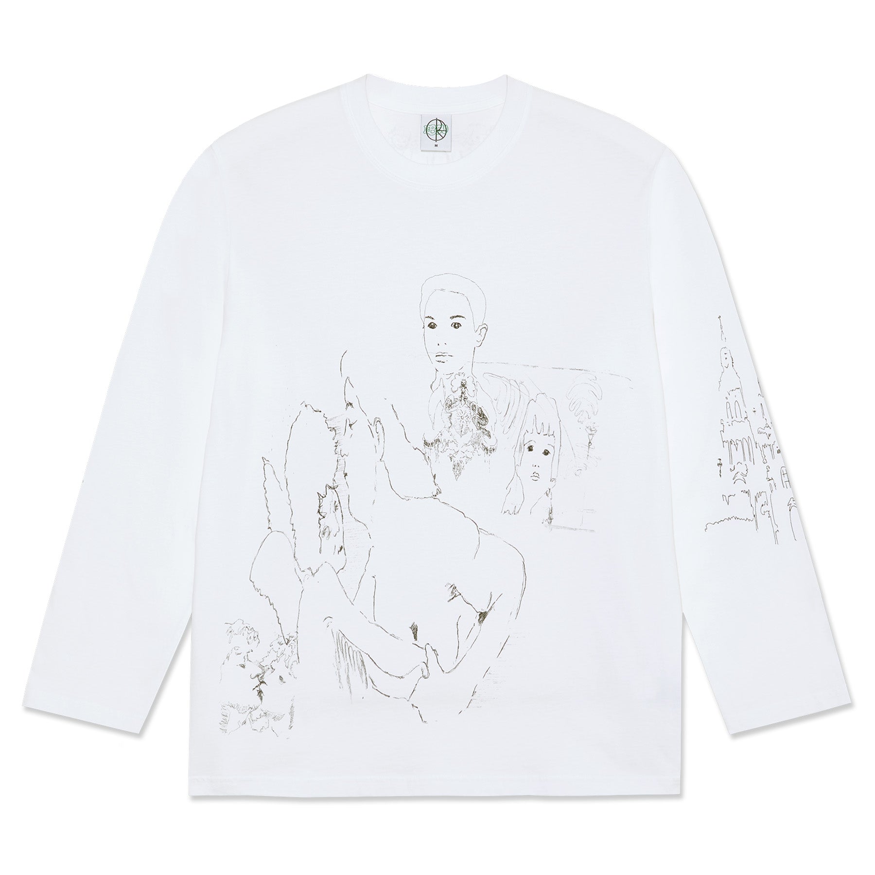Polar Skate Co. Steve LS Tee Rêve White
