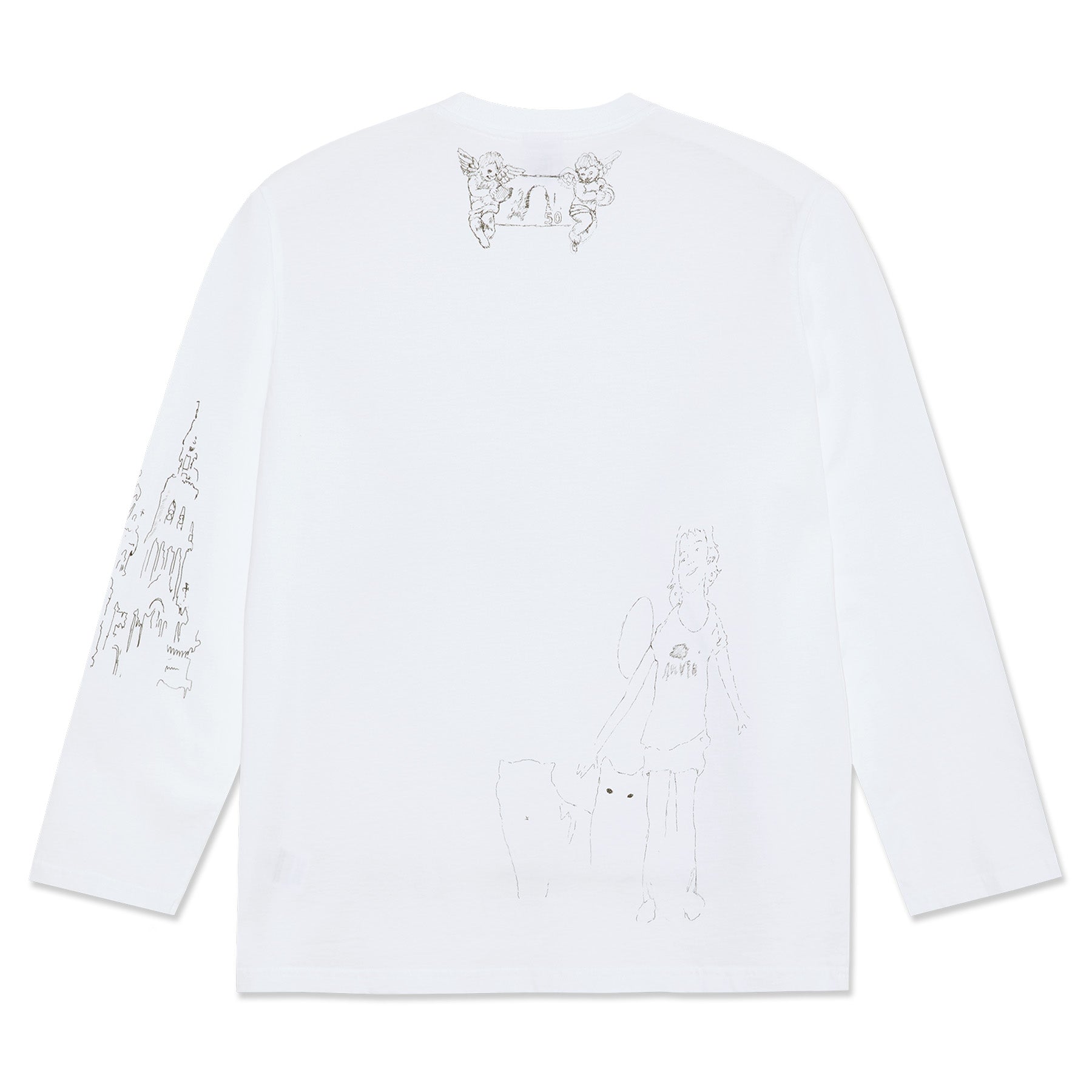 Polar Skate Co. Steve LS Tee Rêve White