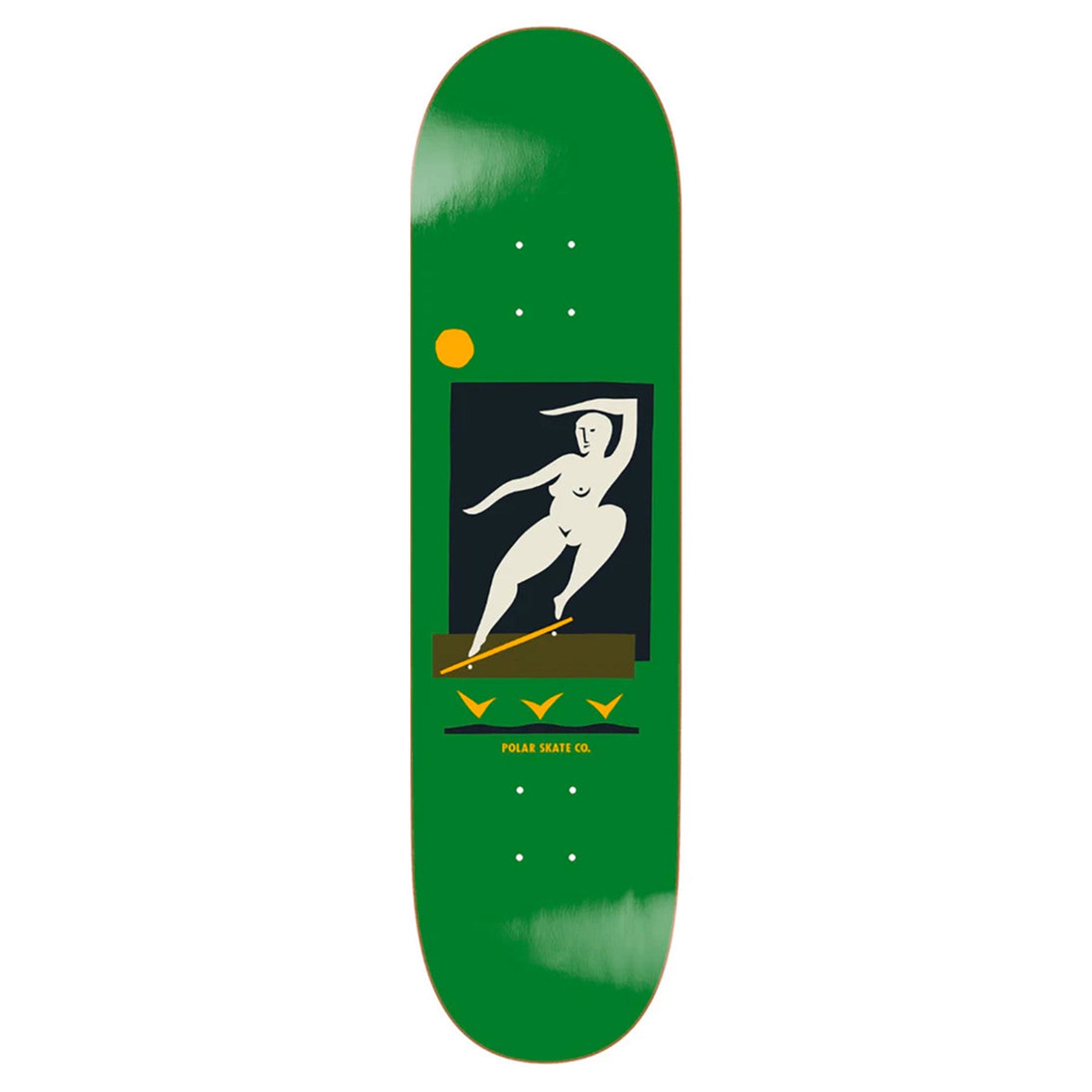 Polar Skate Co. Team BS Smith Deck Green 7.875"