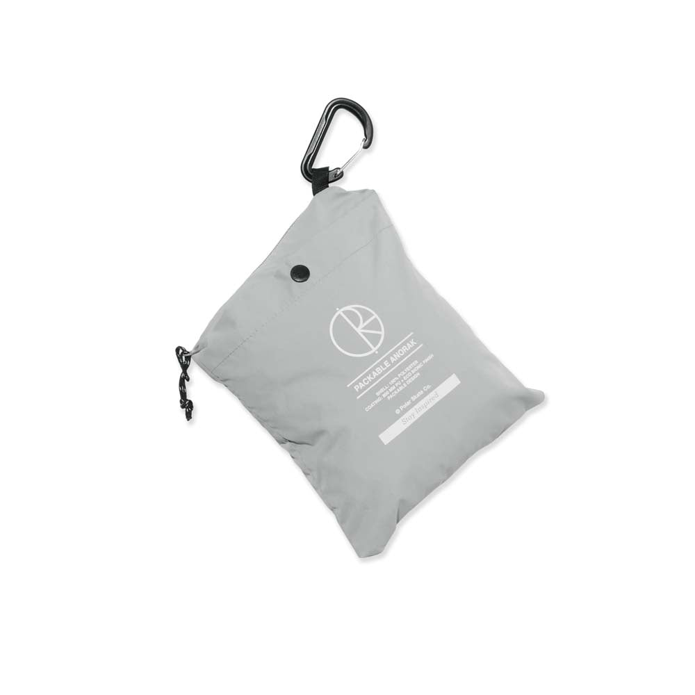 Polar Skate Co. Packable Anorak Jacket (Silver)
