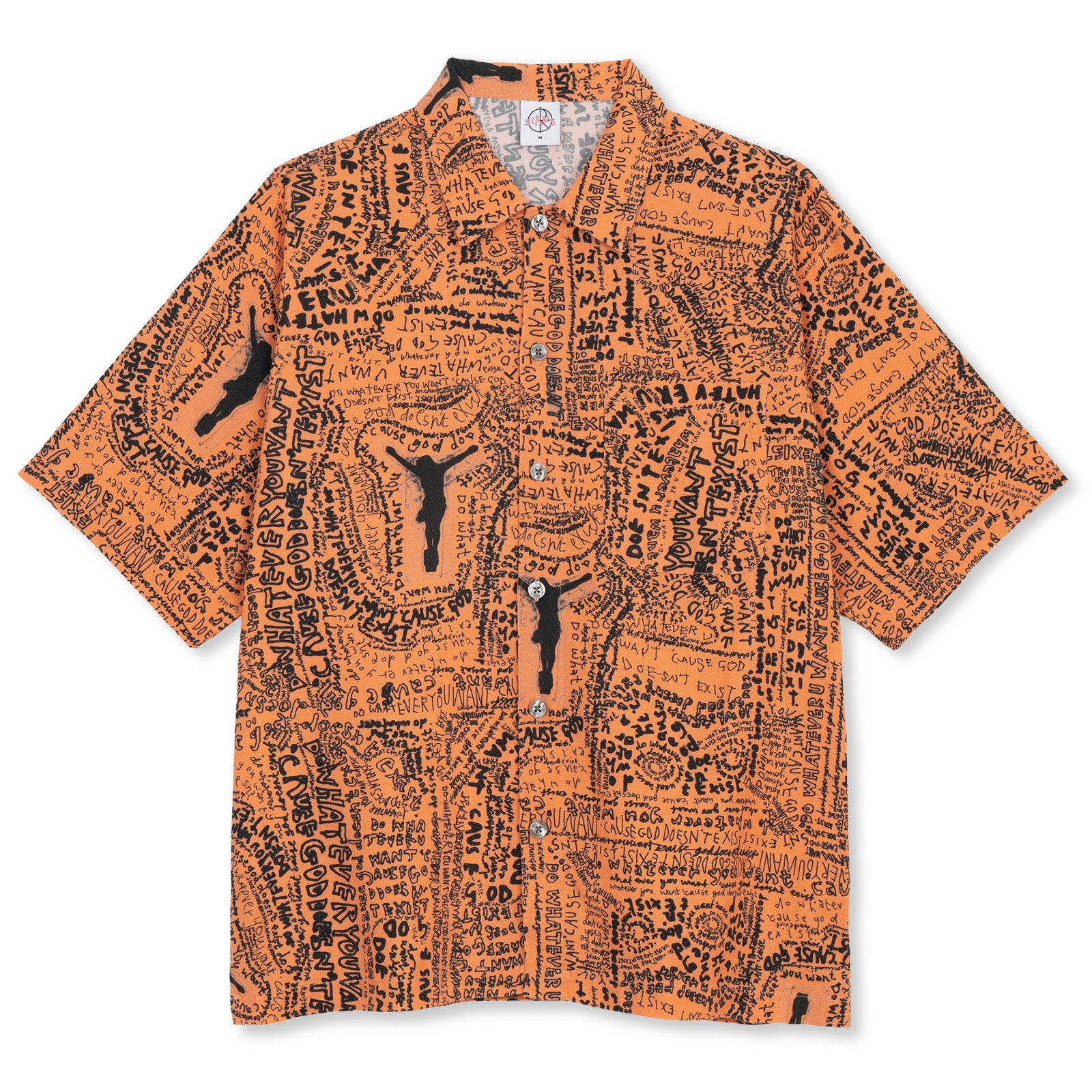 Polar Skate Co Bowling Shirt Exist Orange