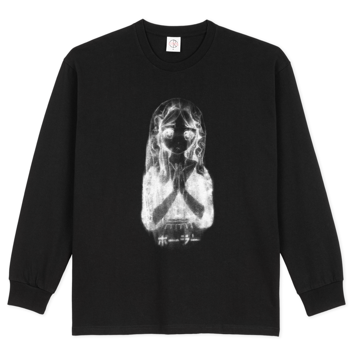 Polar Skate Co. Saint Kawaii LS Tee Black