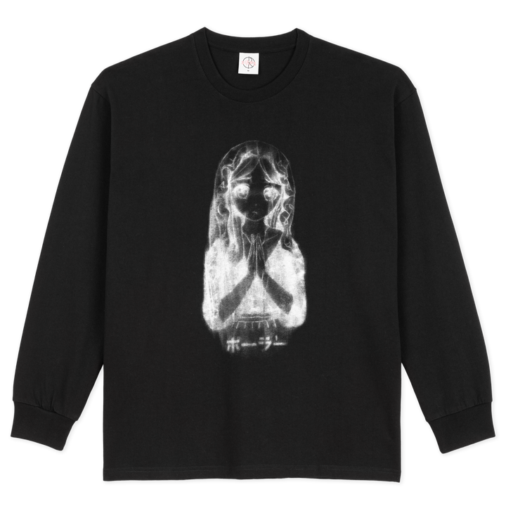Polar Skate Co. Saint Kawaii LS Tee Black