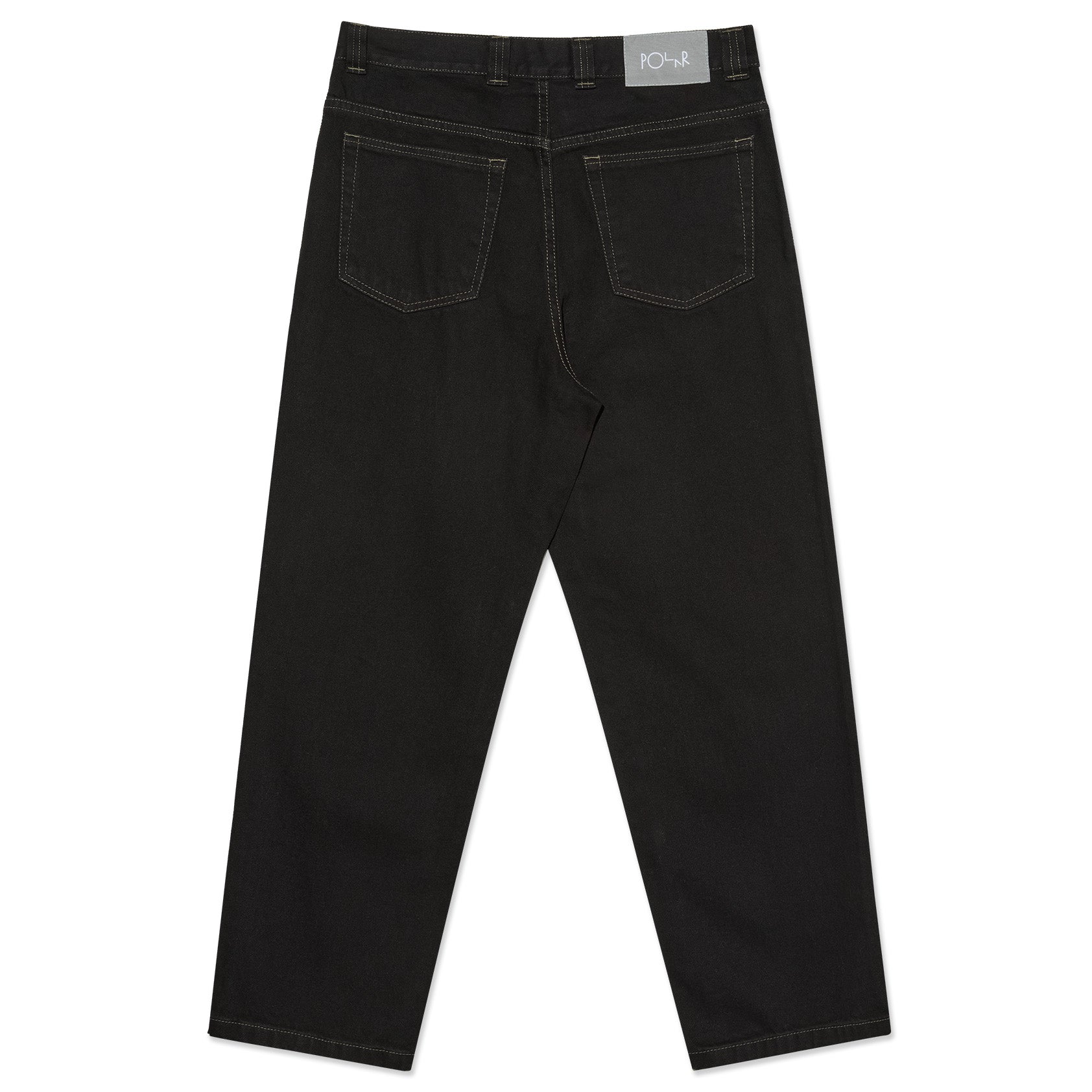 Polar Skate Co. 93! Pants Contrast Stitch Black/Dark Olive