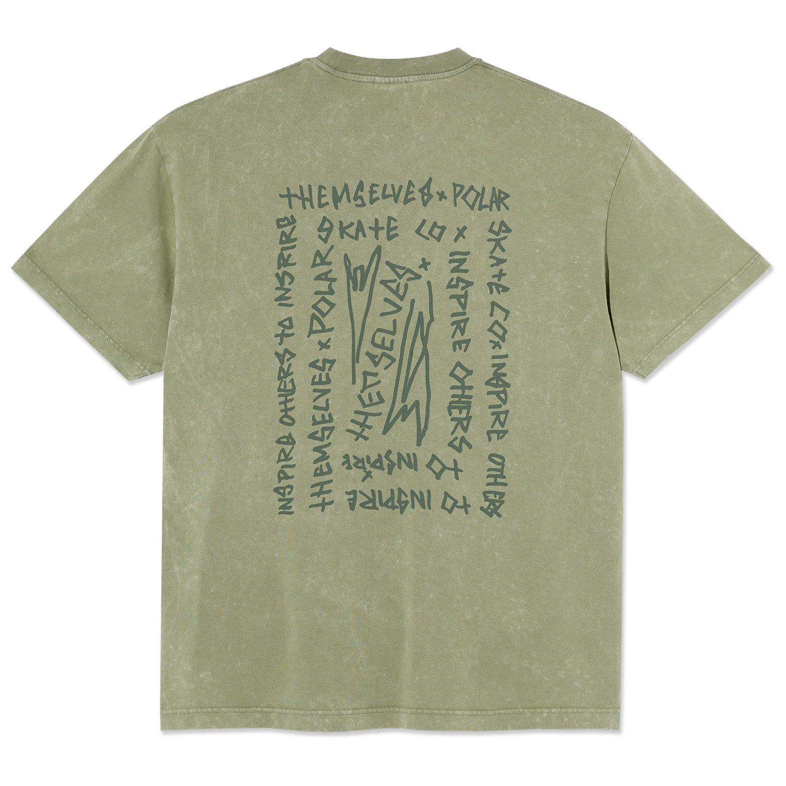 Polar Skate Co. IOTIT Acid Tee Army Green