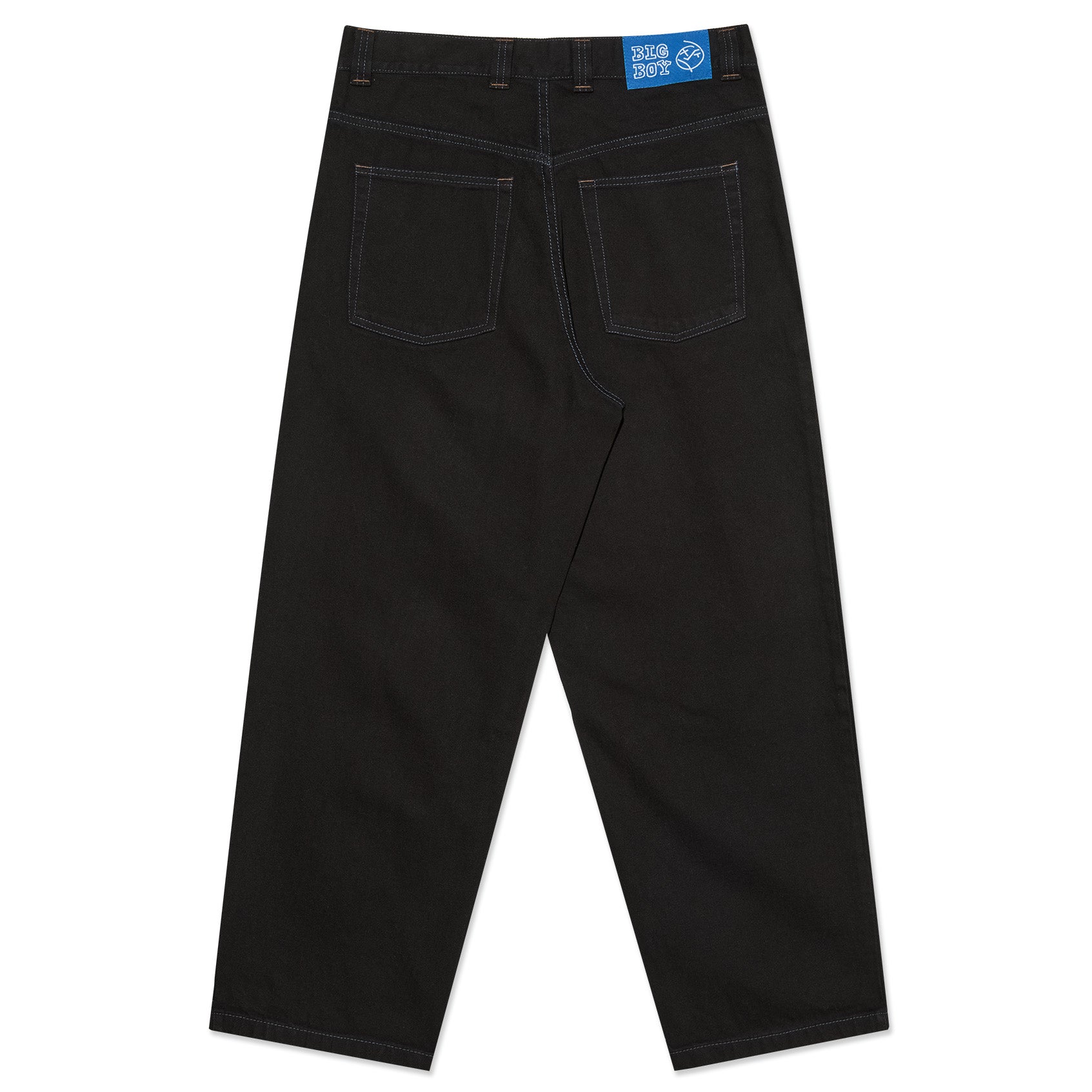 Polar Skate Co. Big Boy Pants Black/Blue Stitching