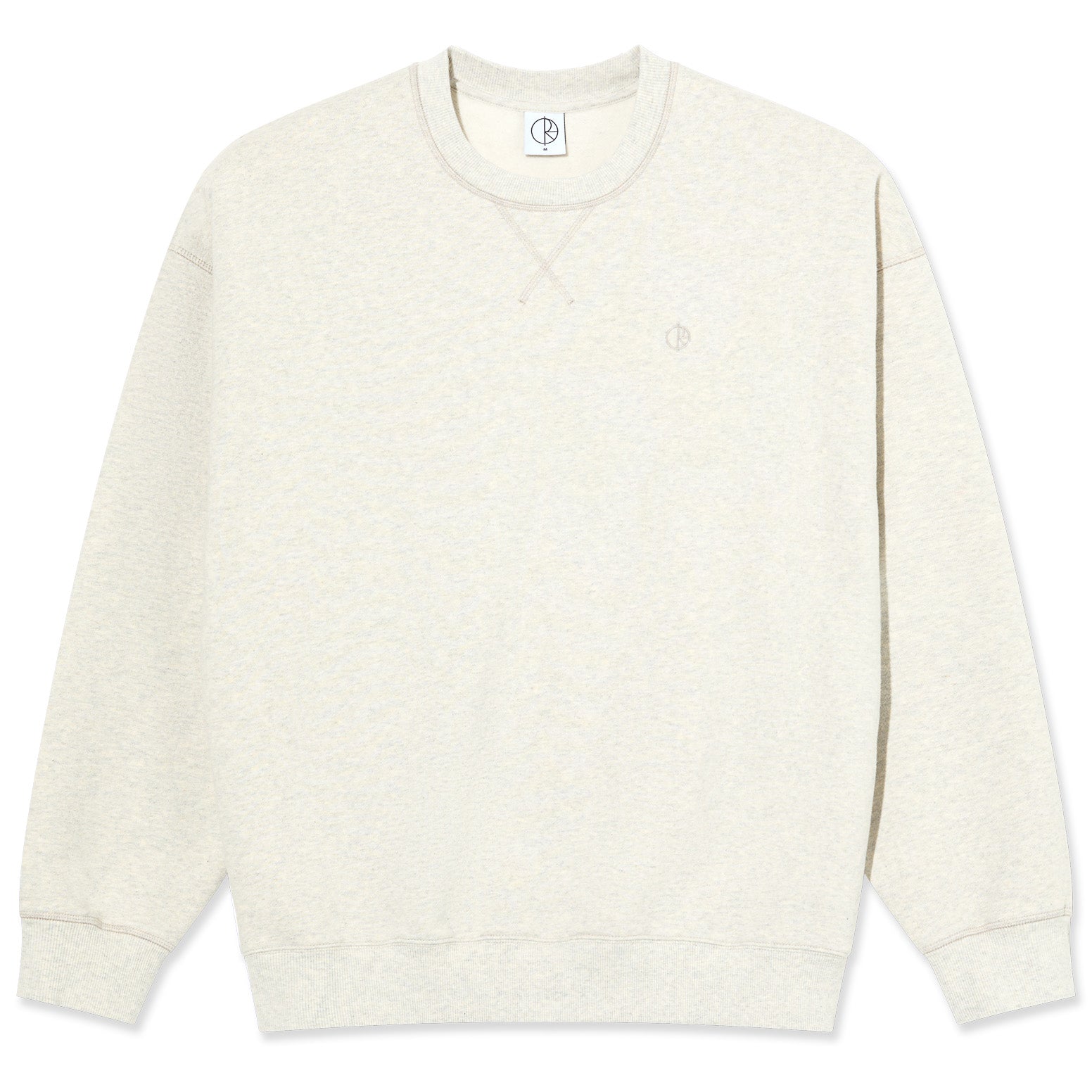 Polar Skate Co. Frankie Crewneck Ivory Grey Melange