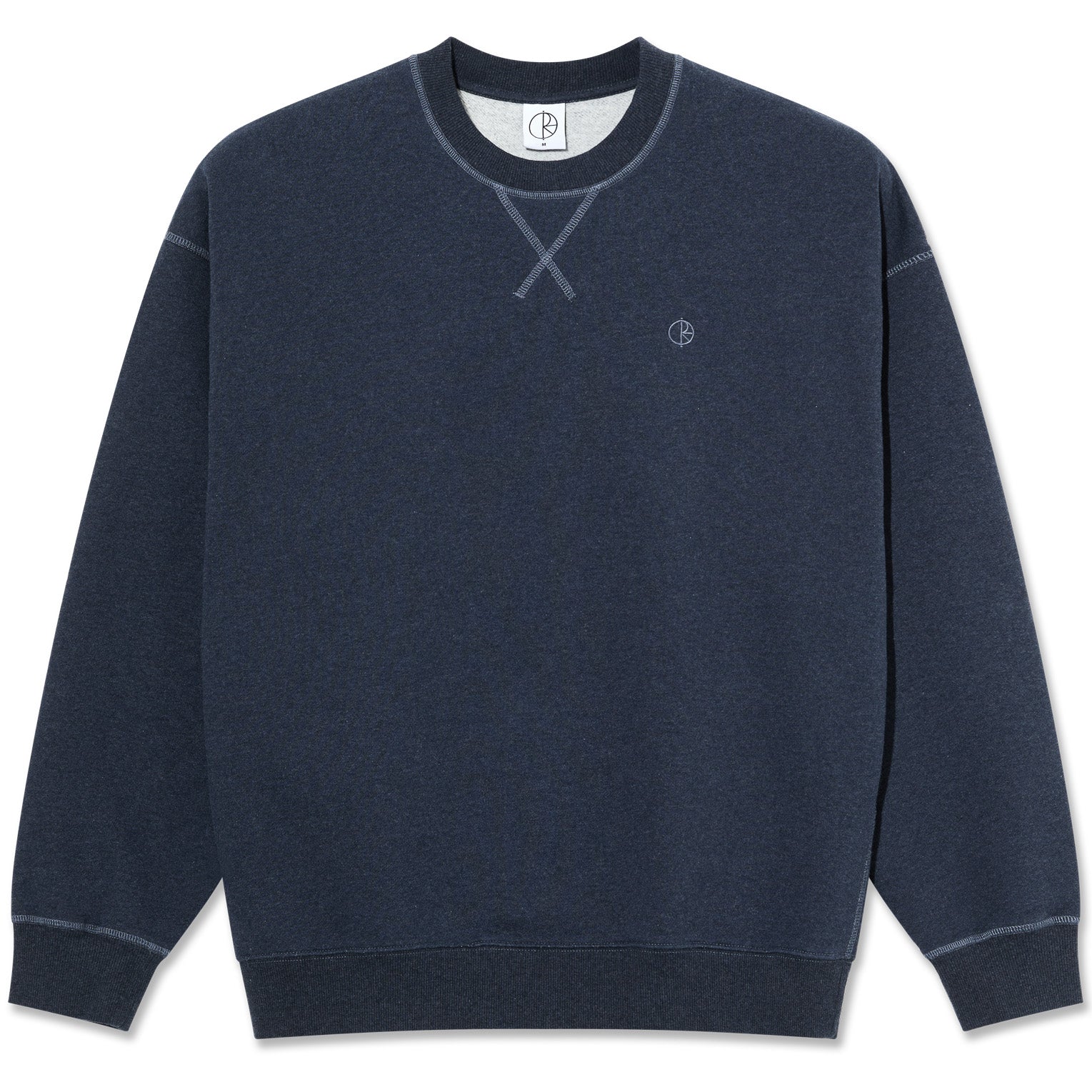 Polar Skate Co. Frankie Crewneck Navy Melange