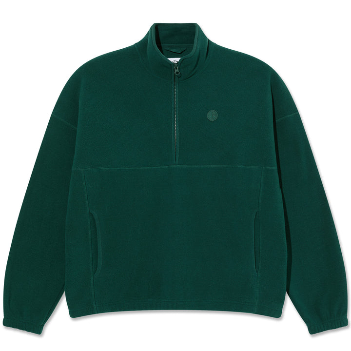 Polar Skate Co. Ivan Half Zip Sweatshirt Dark Emerald