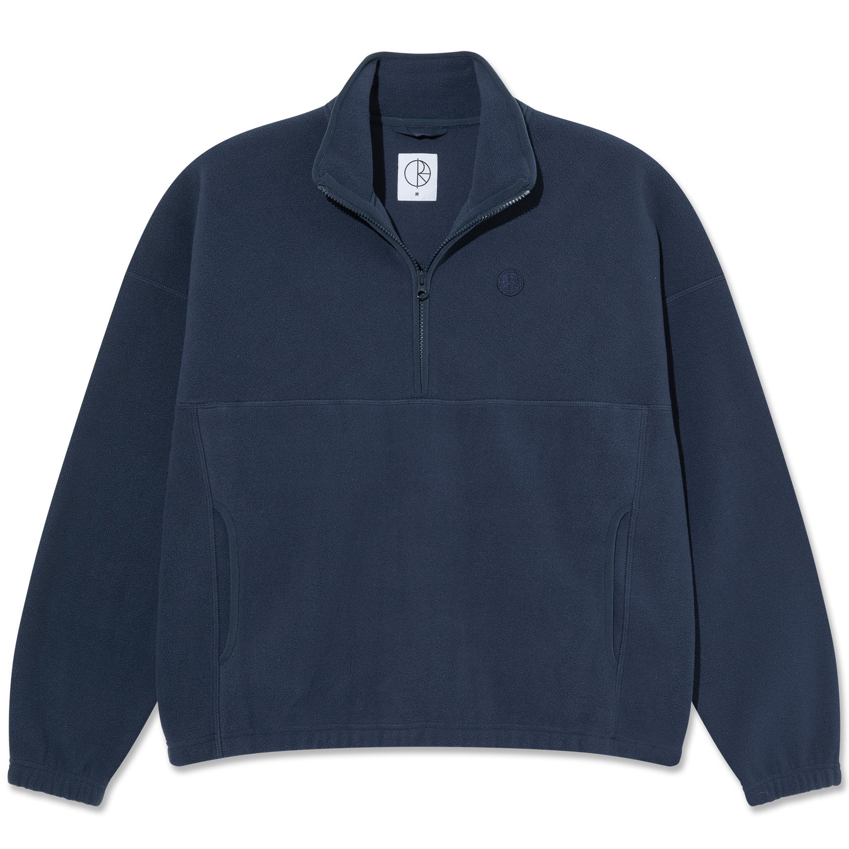 Polar Skate Co. Ivan Half Zip Sweatshirt Grey Blue