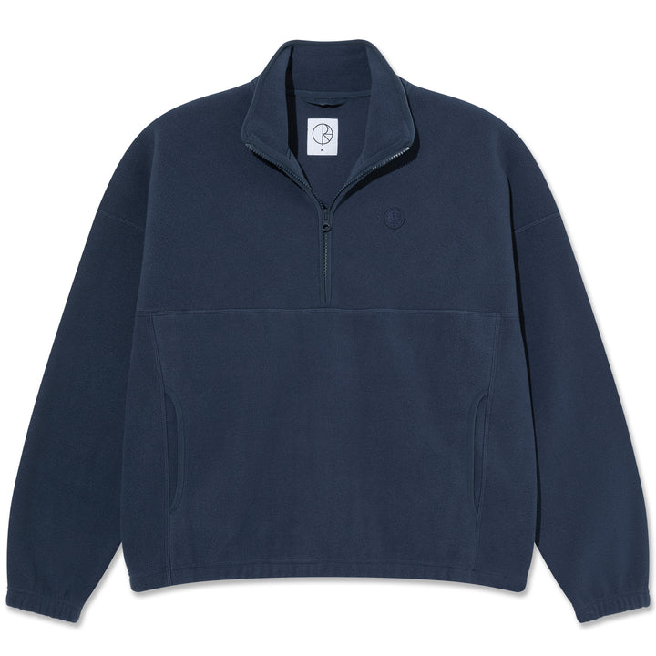Polar Skate Co. Ivan Half Zip Sweatshirt Grey Blue