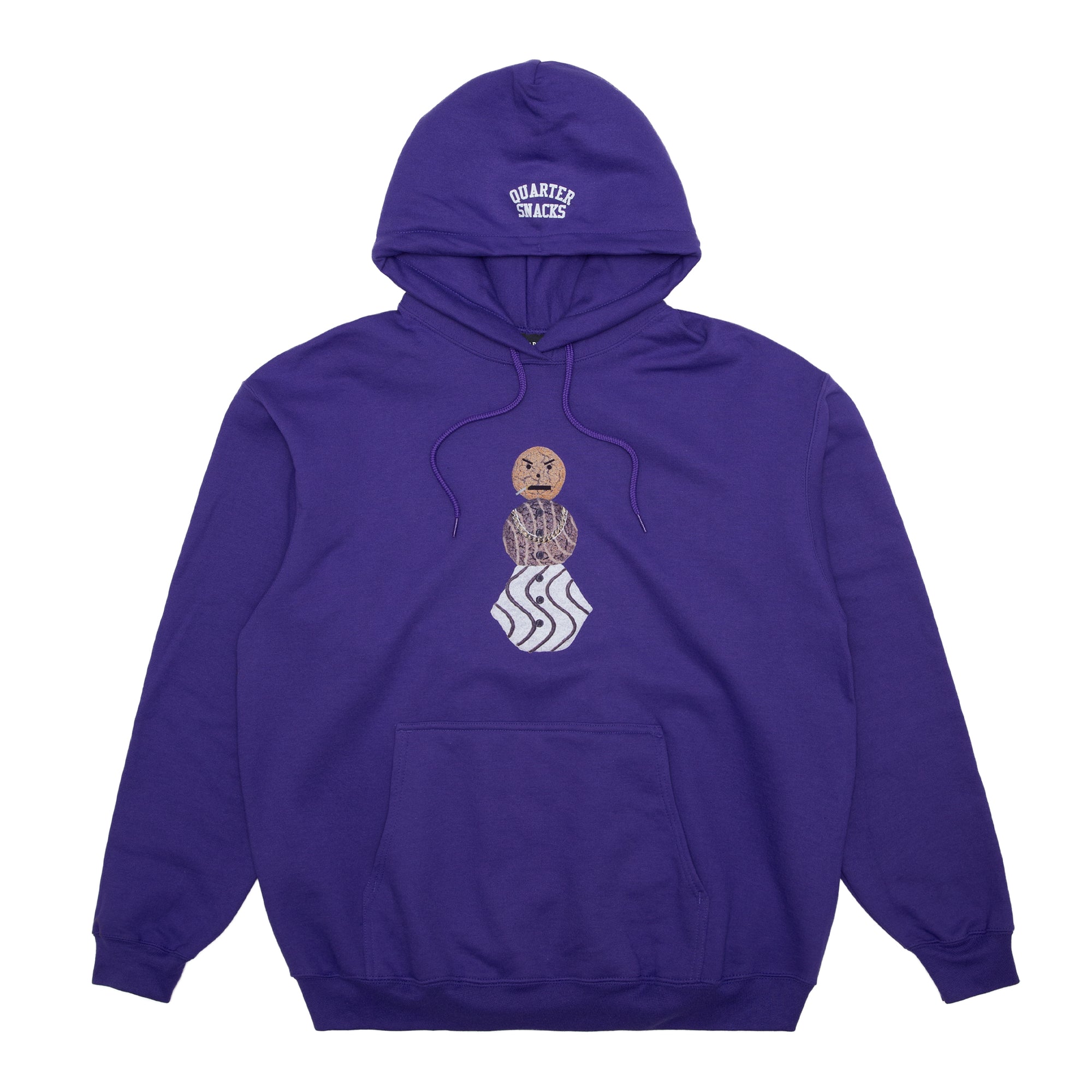 Quartersnacks Snackman Hooded Sweatshirt Purple