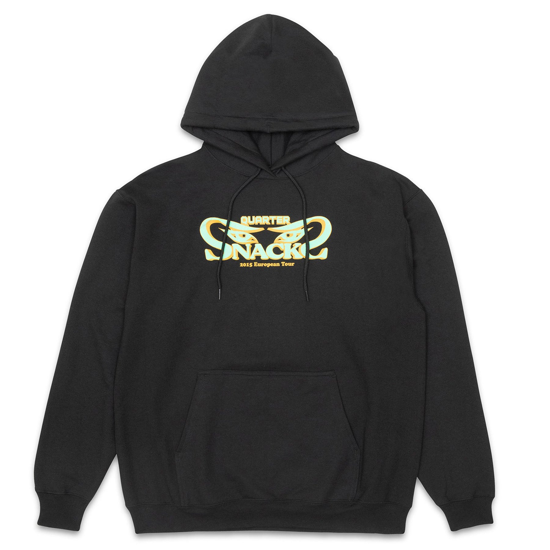 Quartersnacks Euro Tour Hoodie Black