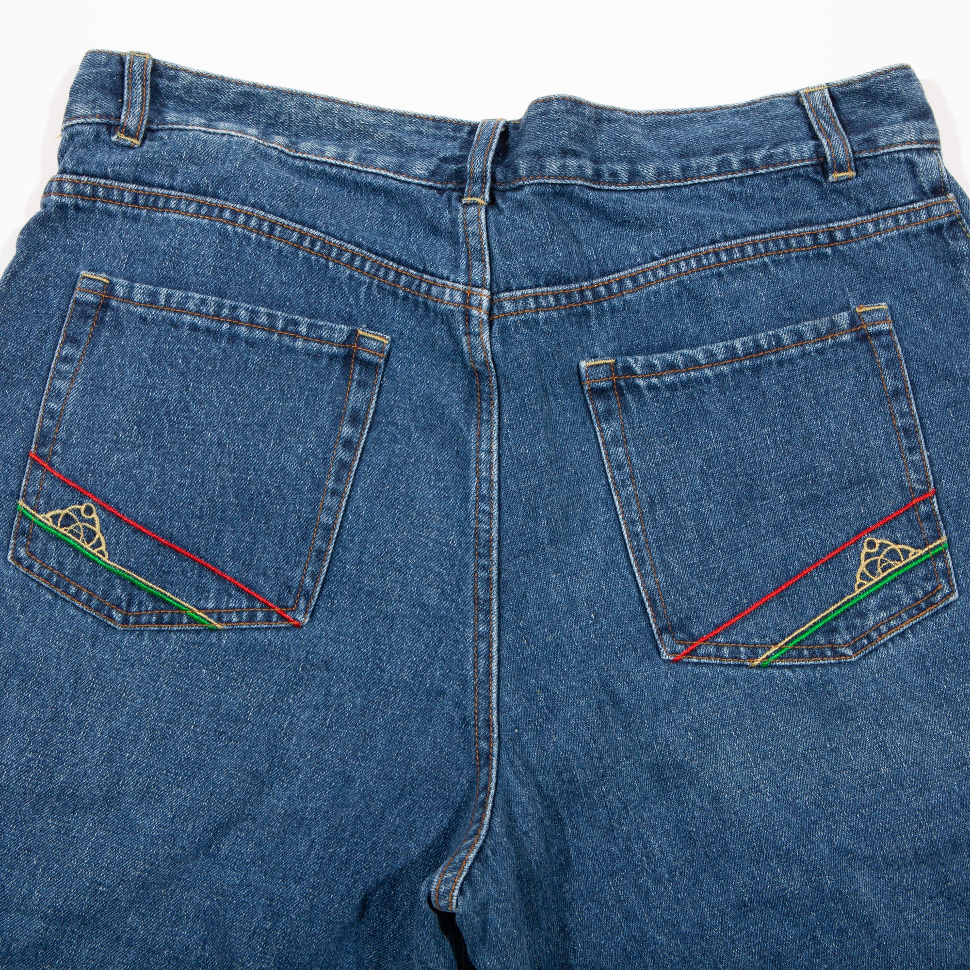 Overripe Satori Hemp Denim Jeans Mid Blue Rinse 34 (2004ish)