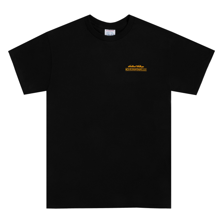 Sci-Fi Fantasy Neoliberal Tee Black