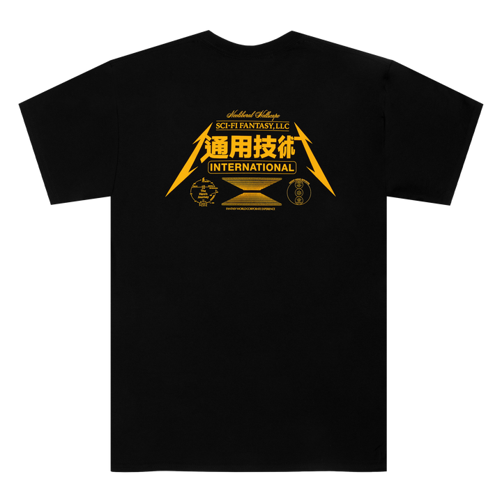Sci-Fi Fantasy Neoliberal Tee Black