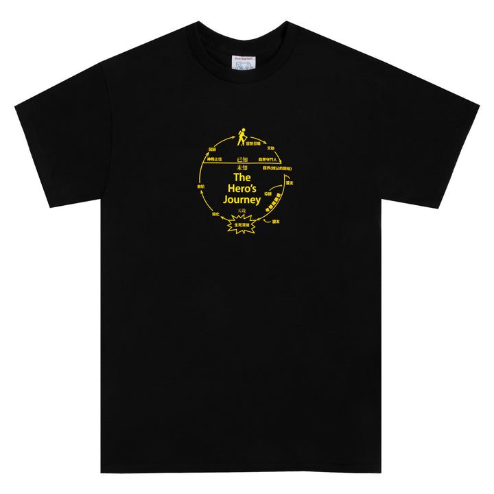 Sci-Fi Fantasy The Hero's Journey Tee Black