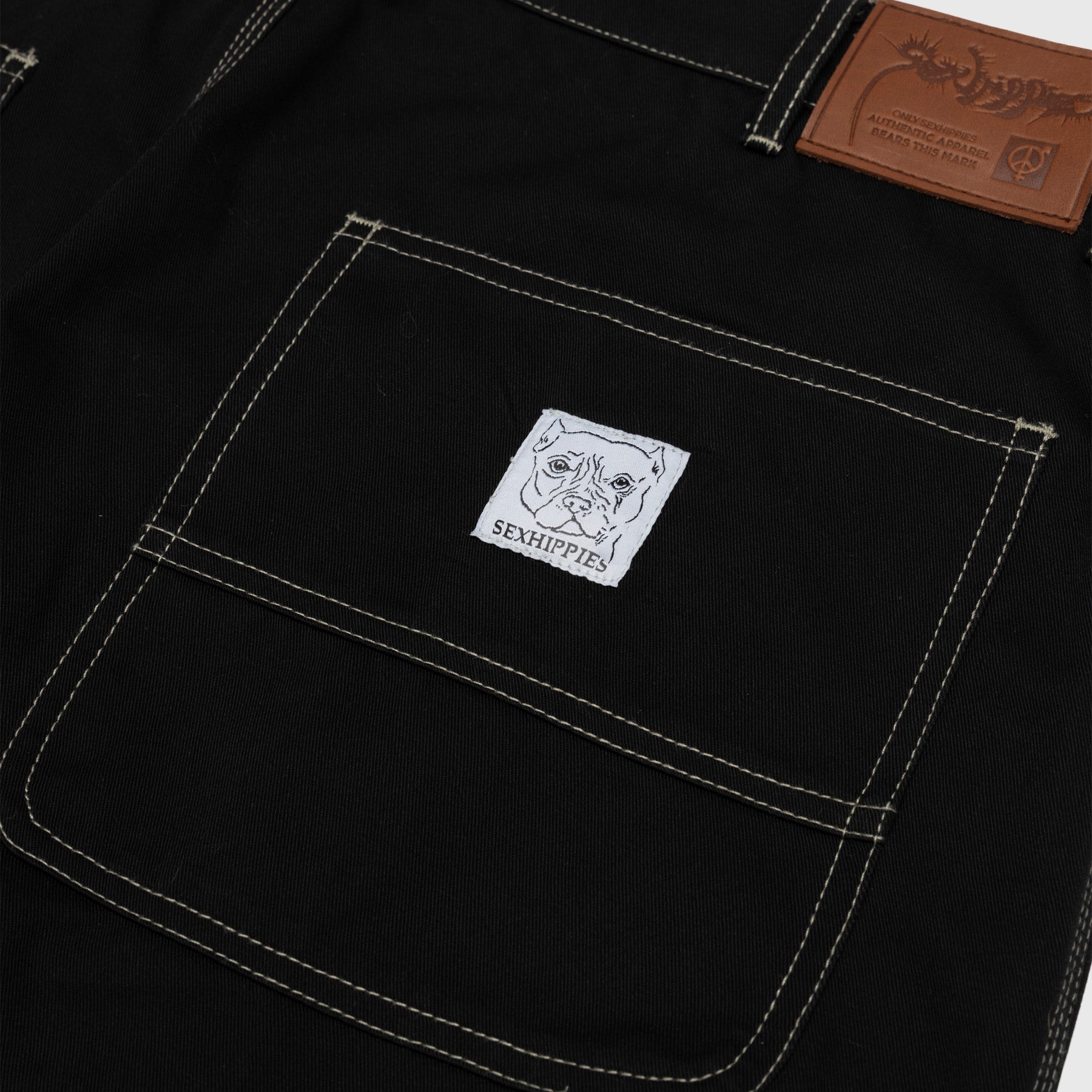 Sexhippies Twill Carpenter Pant Black/Grey