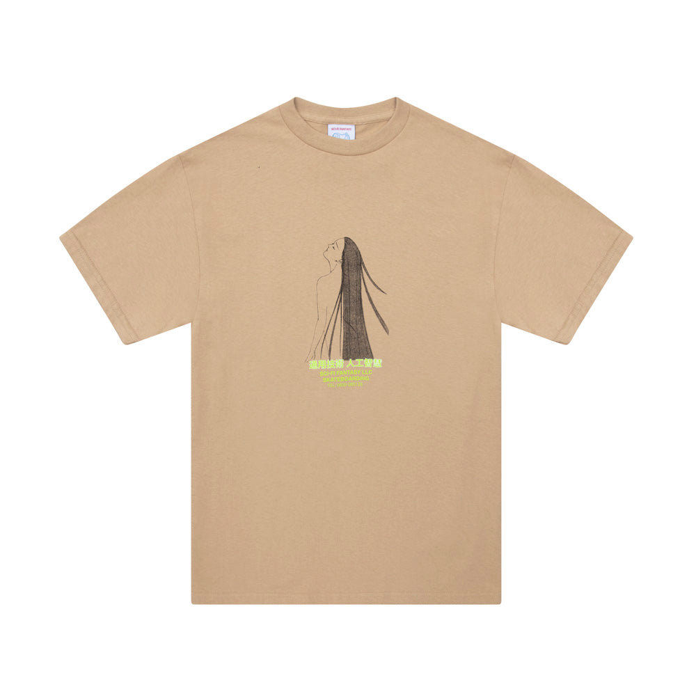 Sci-Fi Fantasy Spiritual Darkness Tee Tan